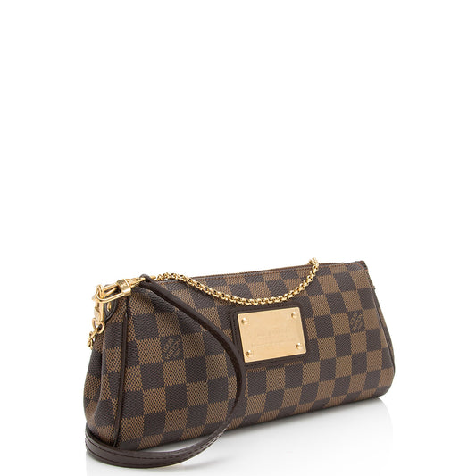 Louis Vuitton Damier Ebene Eva Clutch (SHF-rhasRf)