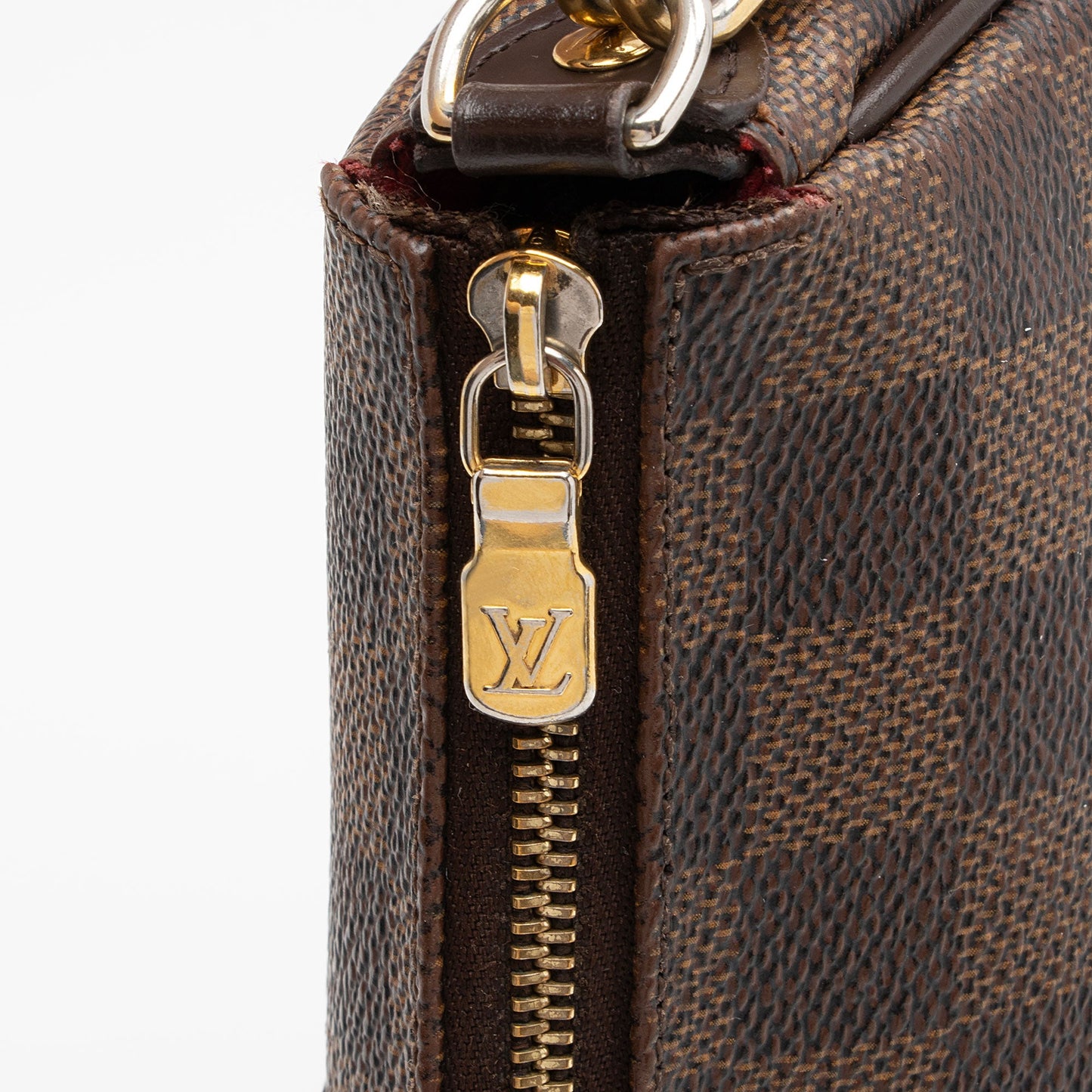 Louis Vuitton Damier Ebene Eva Clutch (SHF-6lCVUB)