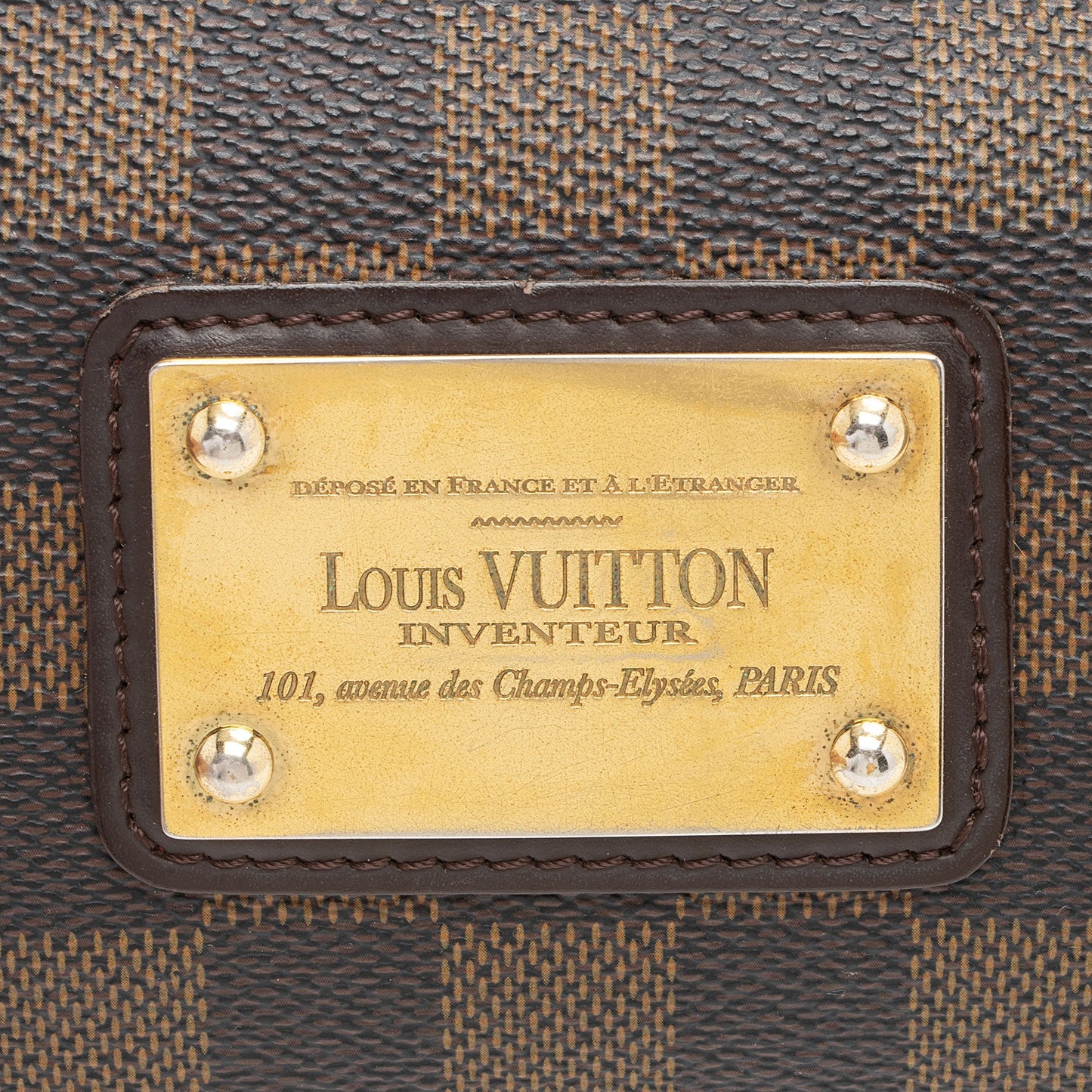 Louis Vuitton Damier Ebene Eva Clutch (SHF-VswtHS)