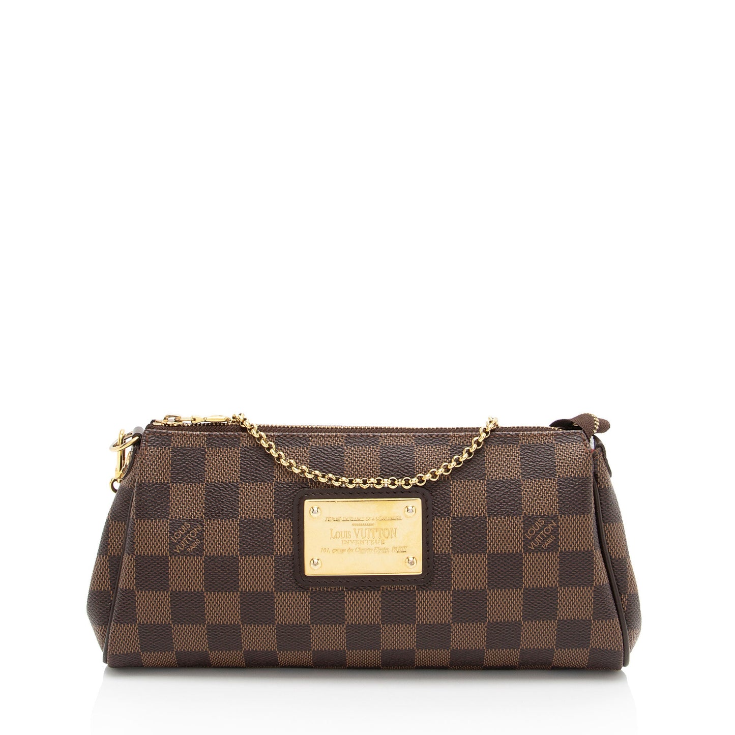 Louis Vuitton Damier Ebene Eva Clutch -  (SHF-N7lj6C)