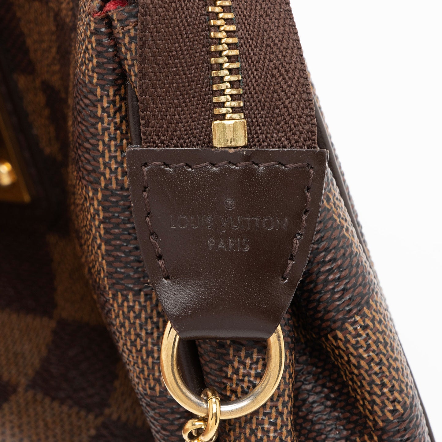 Louis Vuitton Damier Ebene Eva Clutch -  (SHF-N7lj6C)