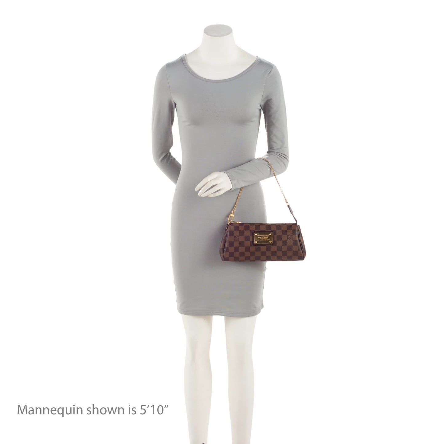 Louis Vuitton Damier Ebene Eva Clutch -  (SHF-N7lj6C)