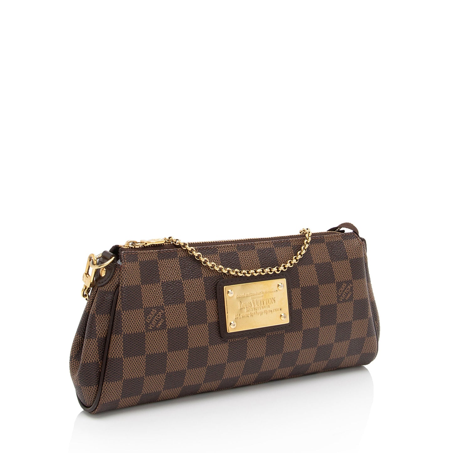 Louis Vuitton Damier Ebene Eva Clutch -  (SHF-N7lj6C)