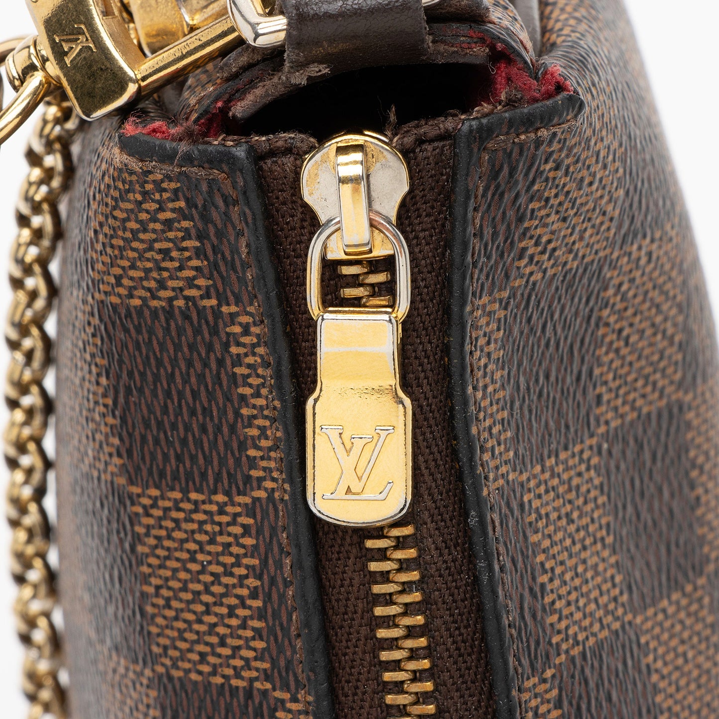 Louis Vuitton Damier Ebene Eva Clutch