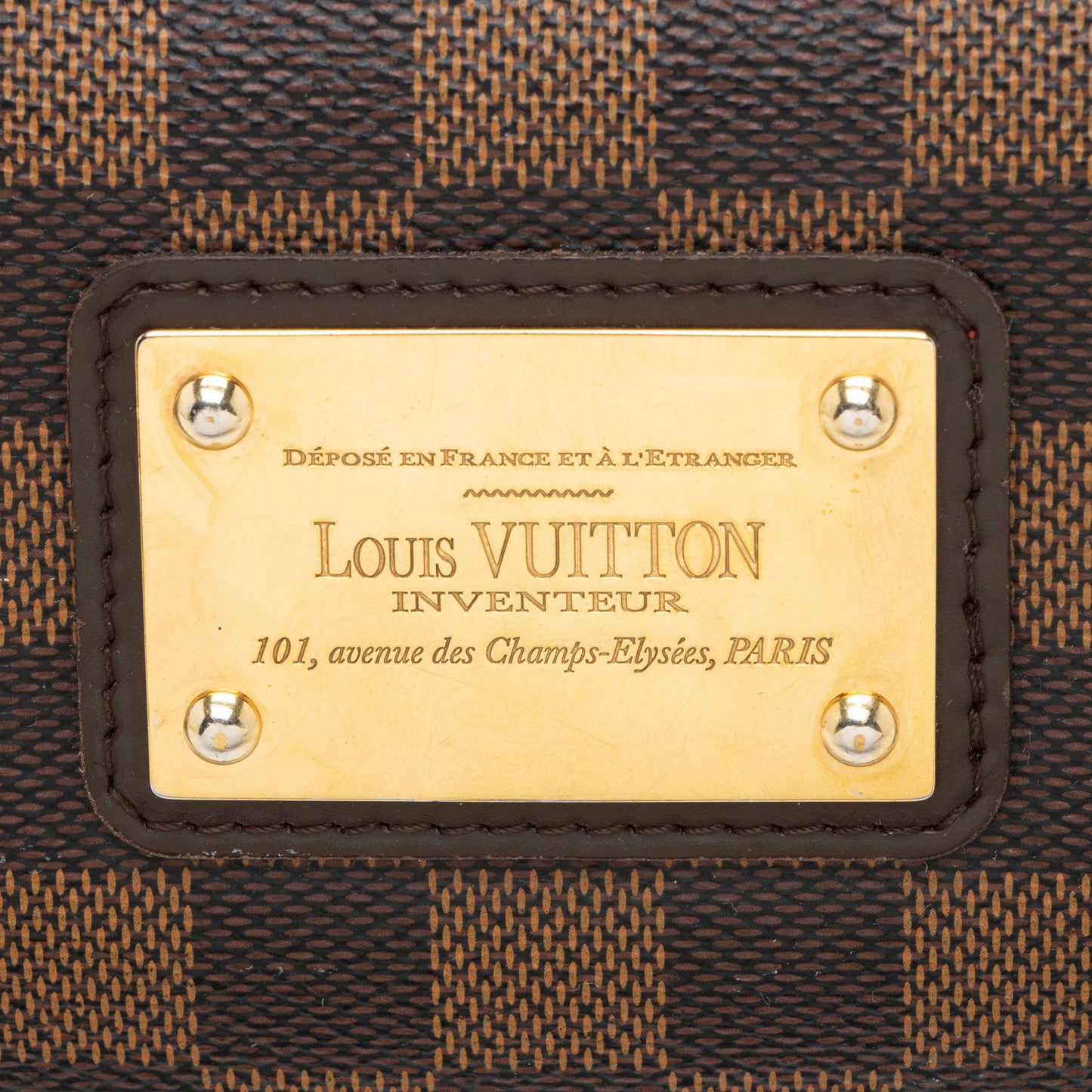 Louis Vuitton Damier Ebene Eva Clutch