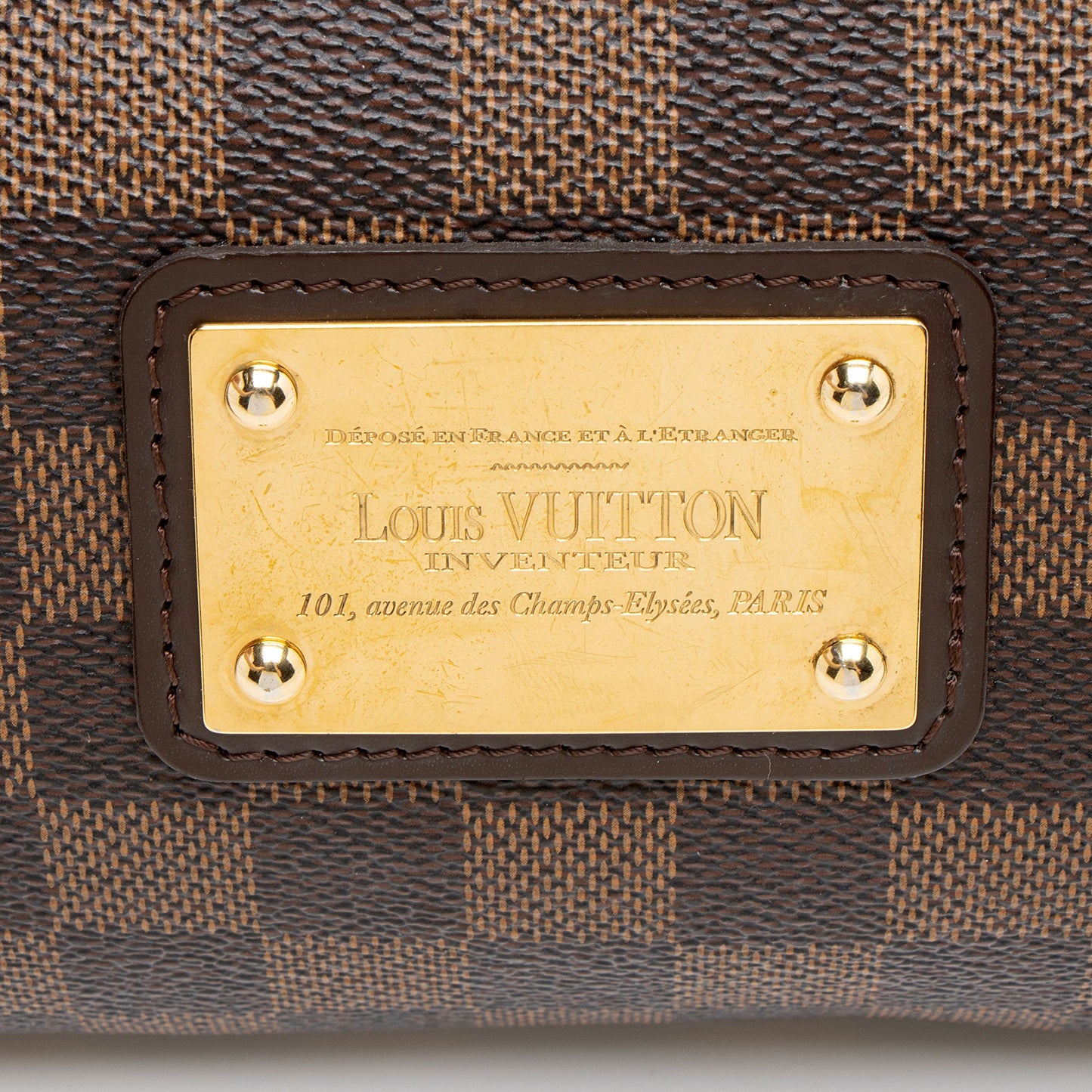 Louis Vuitton Damier Ebene Eva Clutch