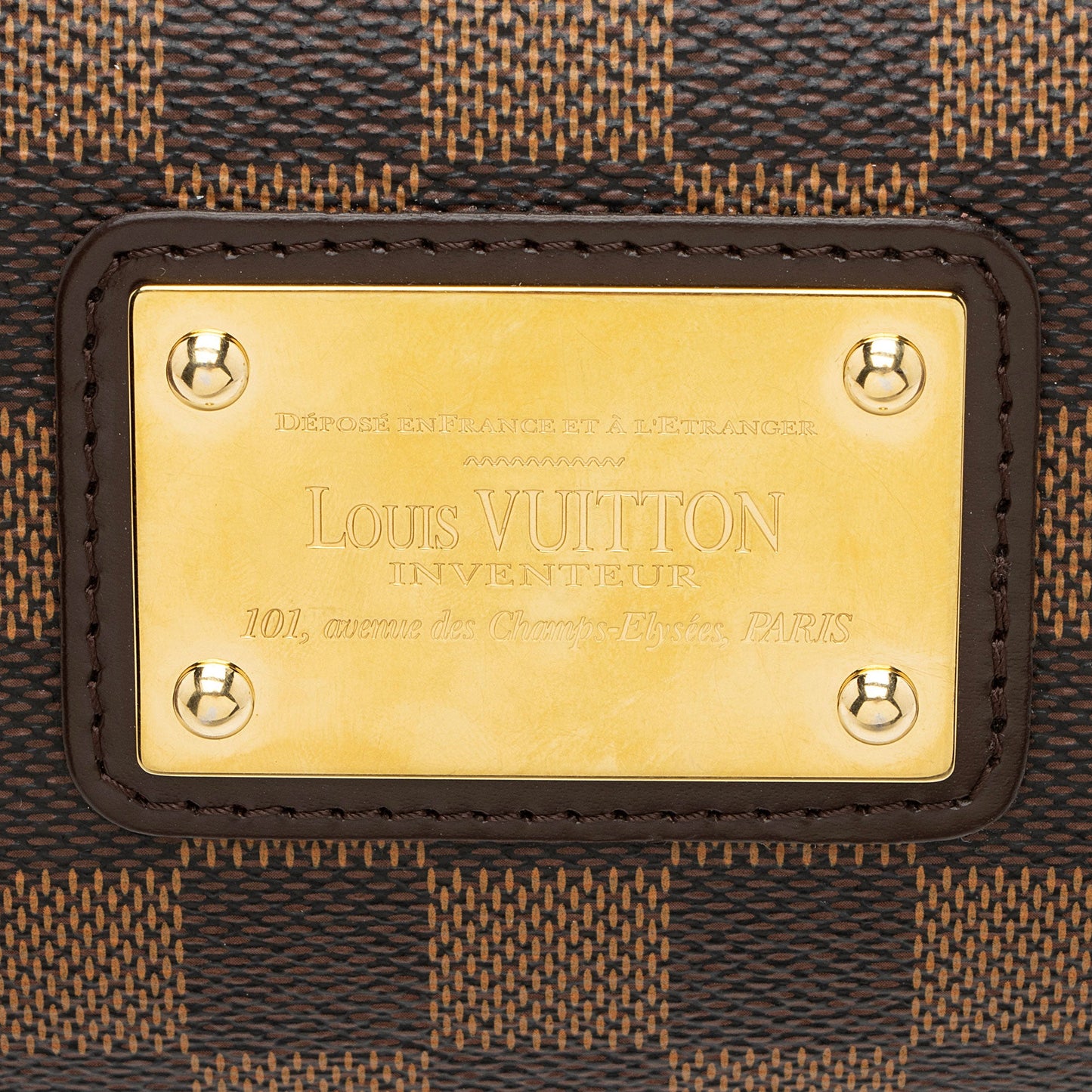 Louis Vuitton Damier Ebene Eva Clutch
