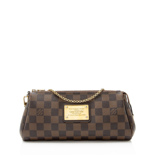 Louis Vuitton Damier Ebene Eva Clutch