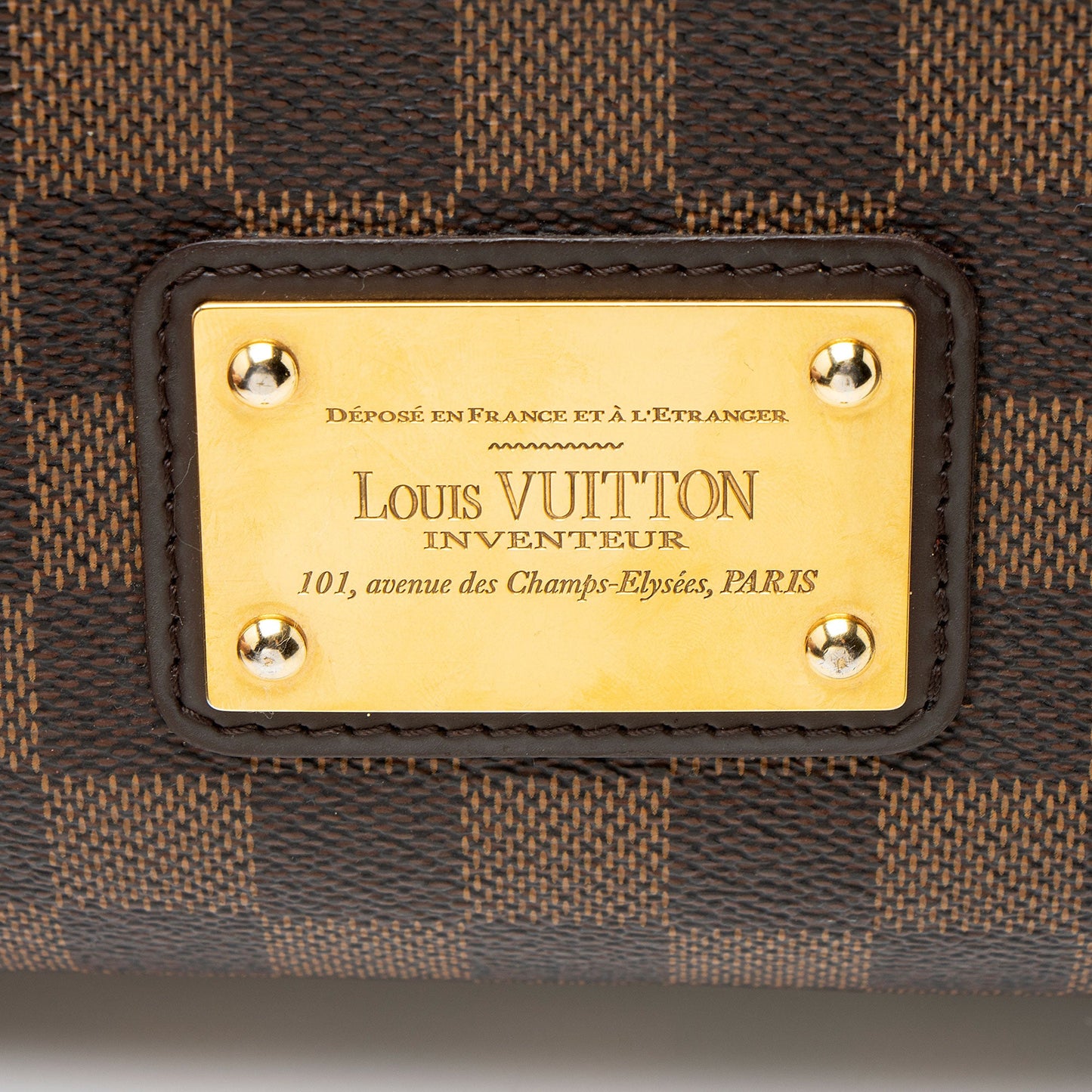 Louis Vuitton Damier Ebene Eva Clutch