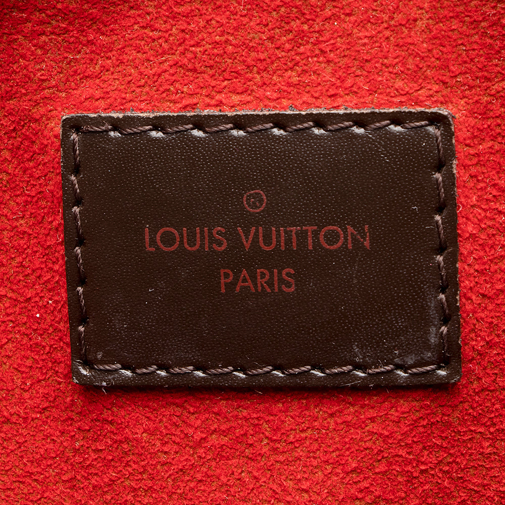 Louis Vuitton Damier Ebene Evora MM Shoulder Bag (SHF-22530)
