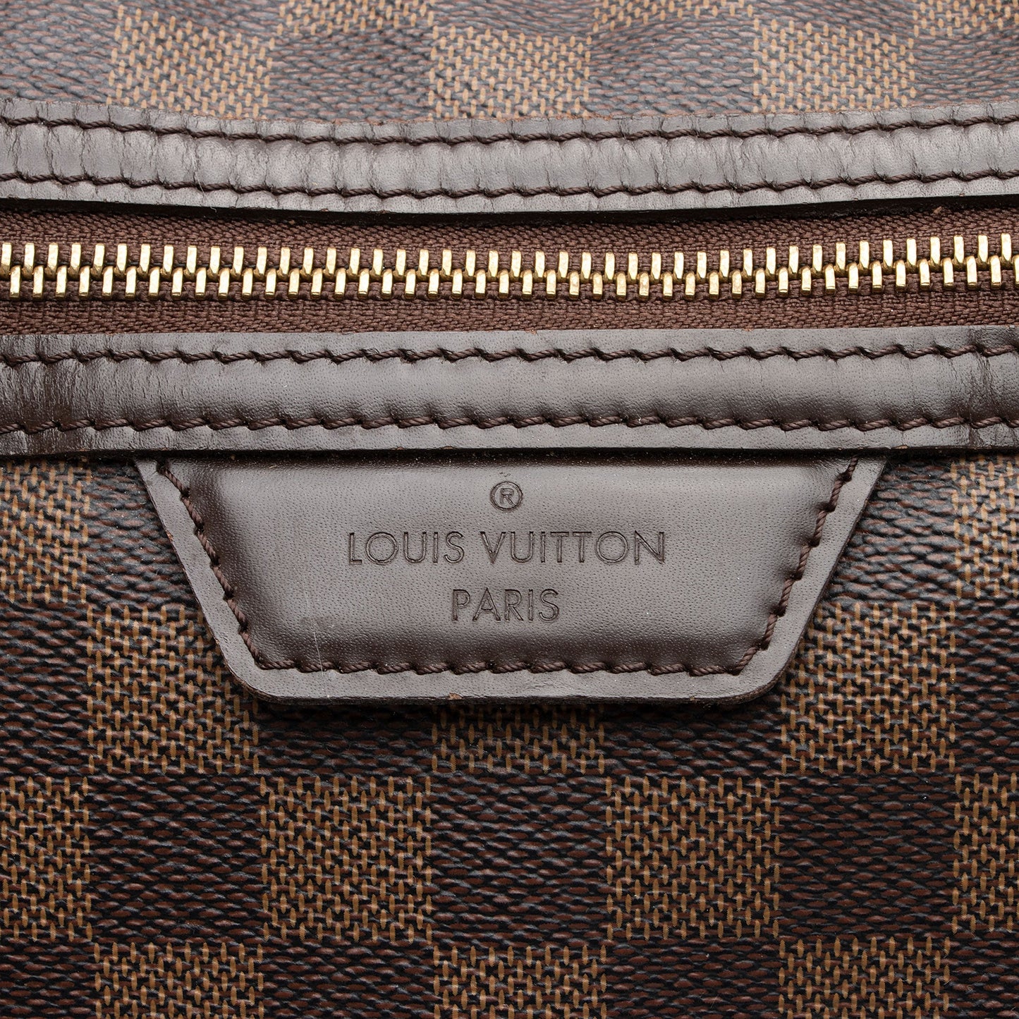 Louis Vuitton Damier Ebene Evora MM Shoulder Bag (SHF-lyS7fG)