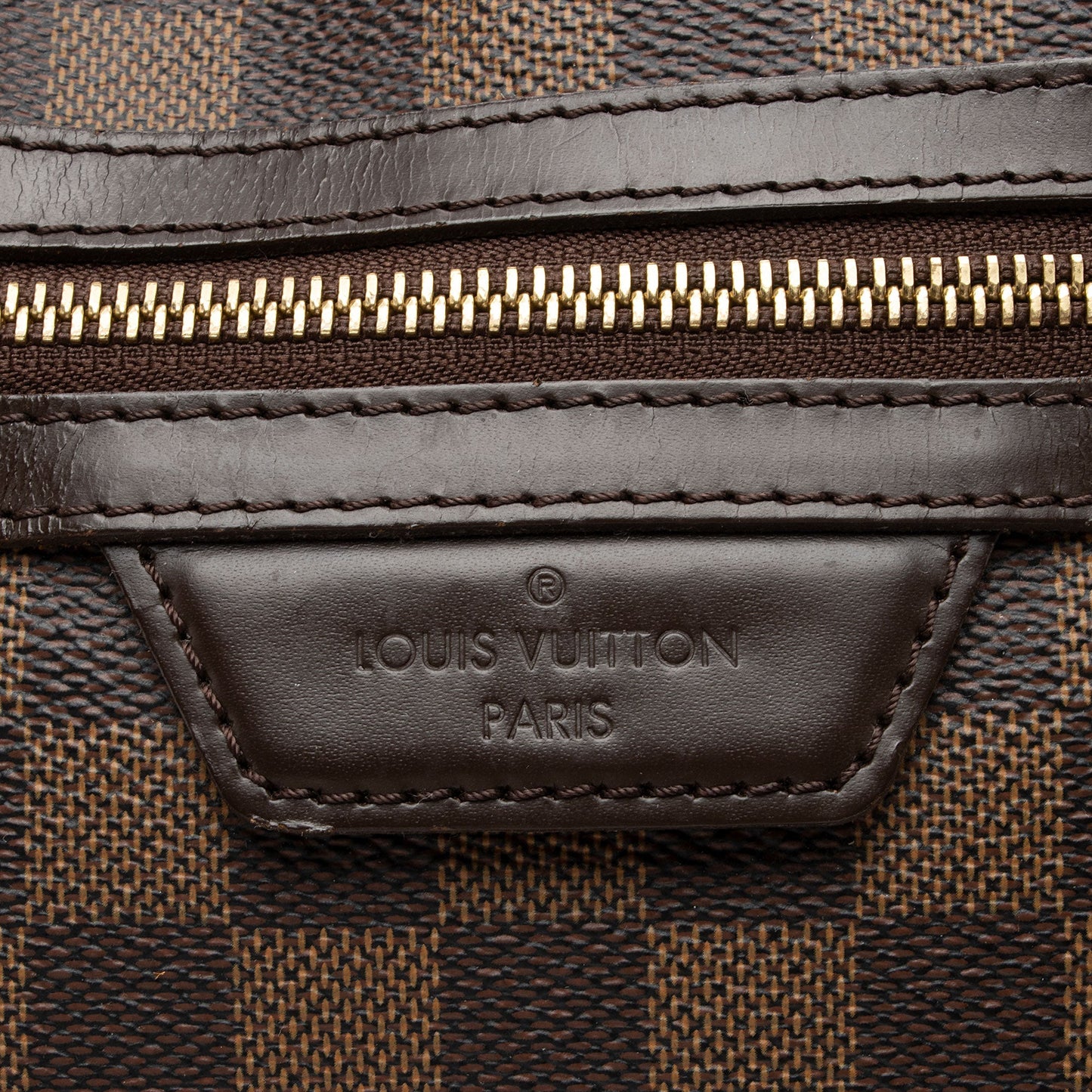Louis Vuitton Damier Ebene Evora MM Shoulder Bag (SHF-iUlOcy)