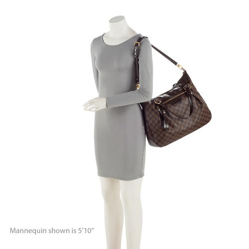 Louis Vuitton Damier Ebene Evora MM Shoulder Bag (SHF-WVsSQG)
