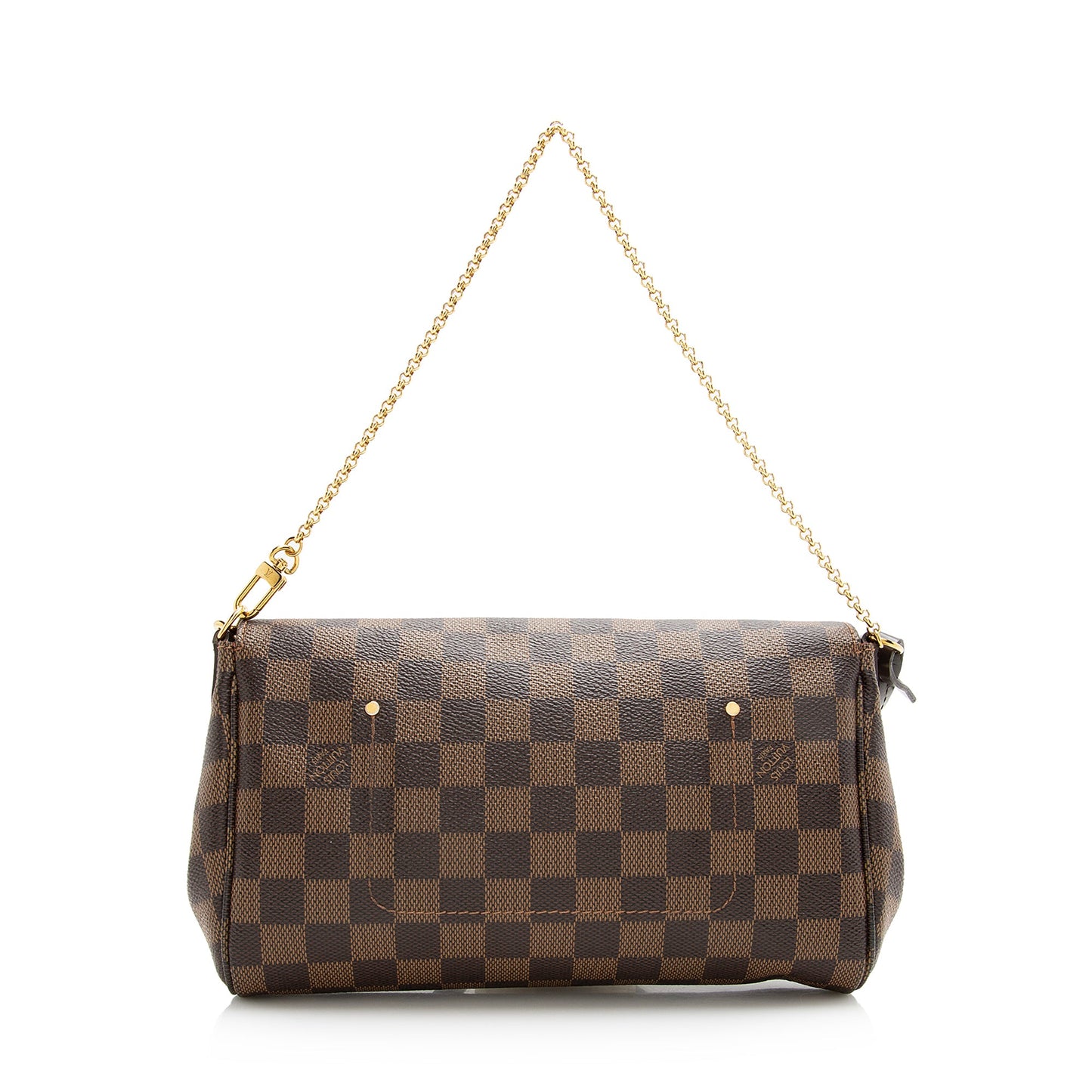 Louis Vuitton Damier Ebene Favorite MM Shoulder Bag (SHF-22637)