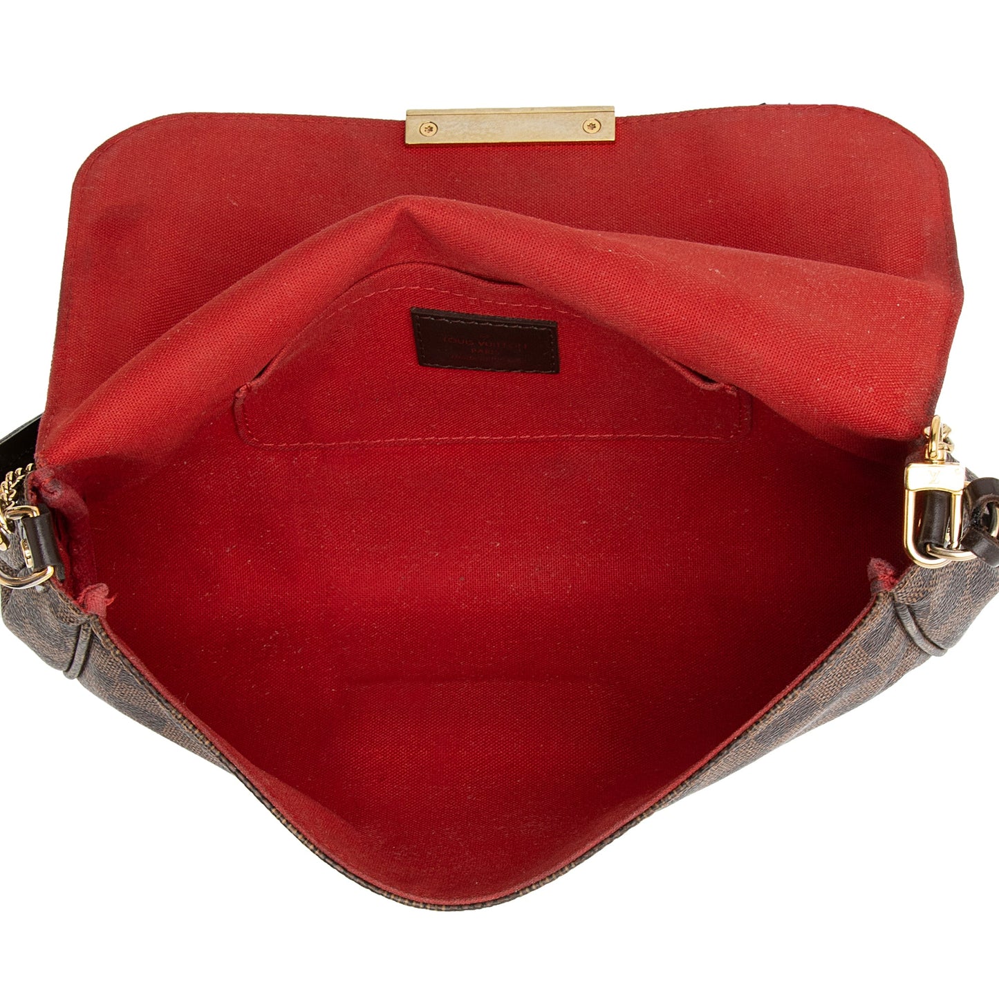 Louis Vuitton Damier Ebene Favorite MM Shoulder Bag (SHF-uhjOFW)