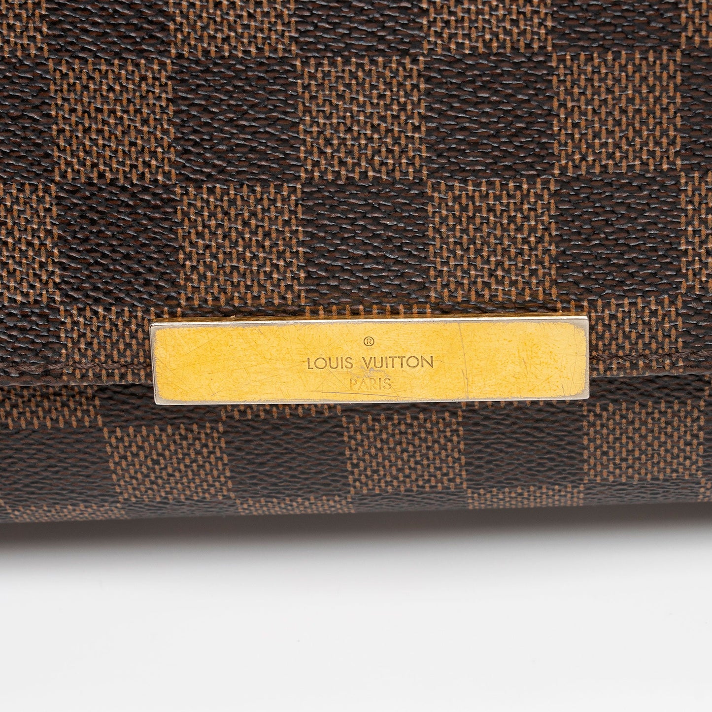 Louis Vuitton Damier Ebene Favorite MM Shoulder Bag (SHF-oWQnwr)