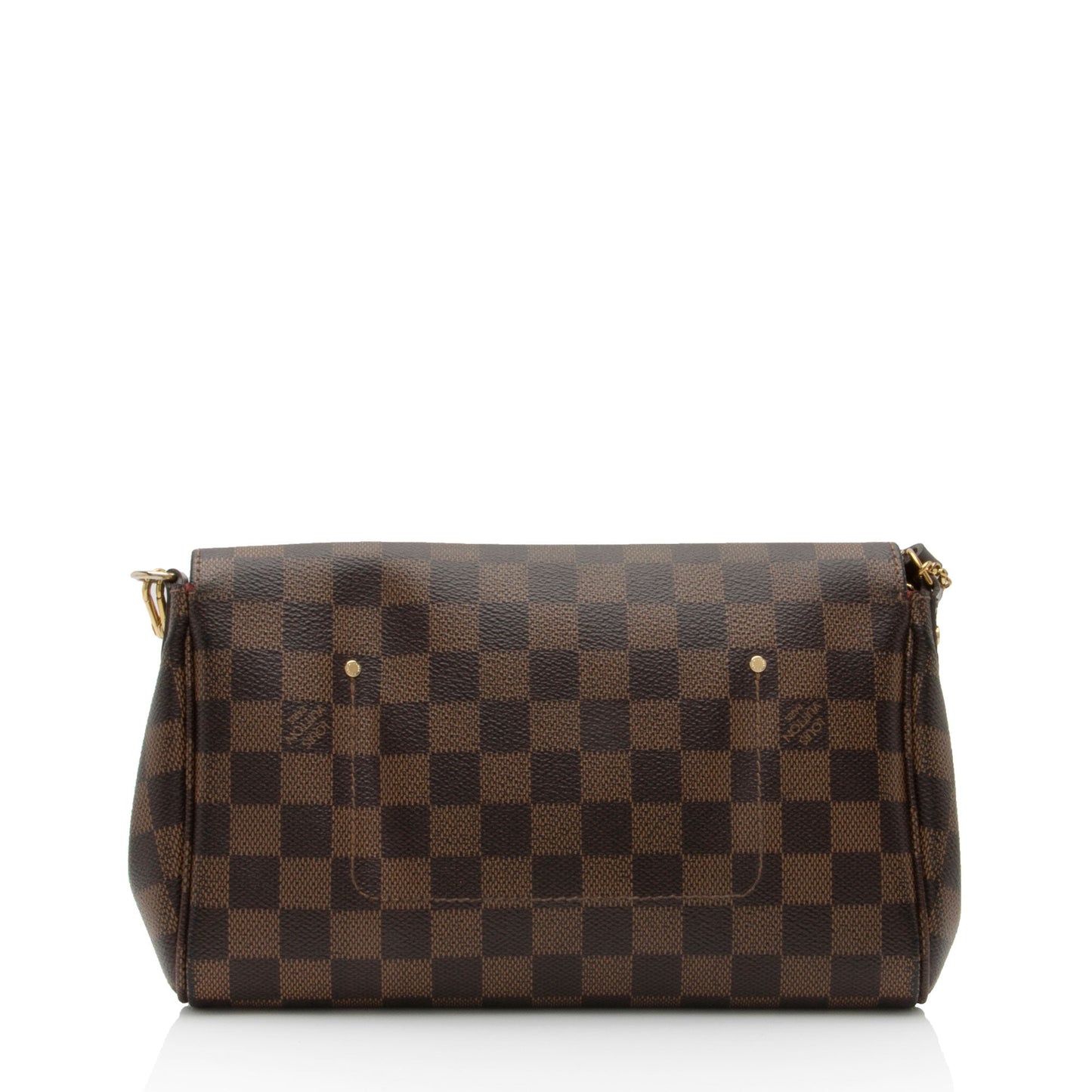 Louis Vuitton Damier Ebene Favorite MM Shoulder Bag (SHF-tqOR1k)