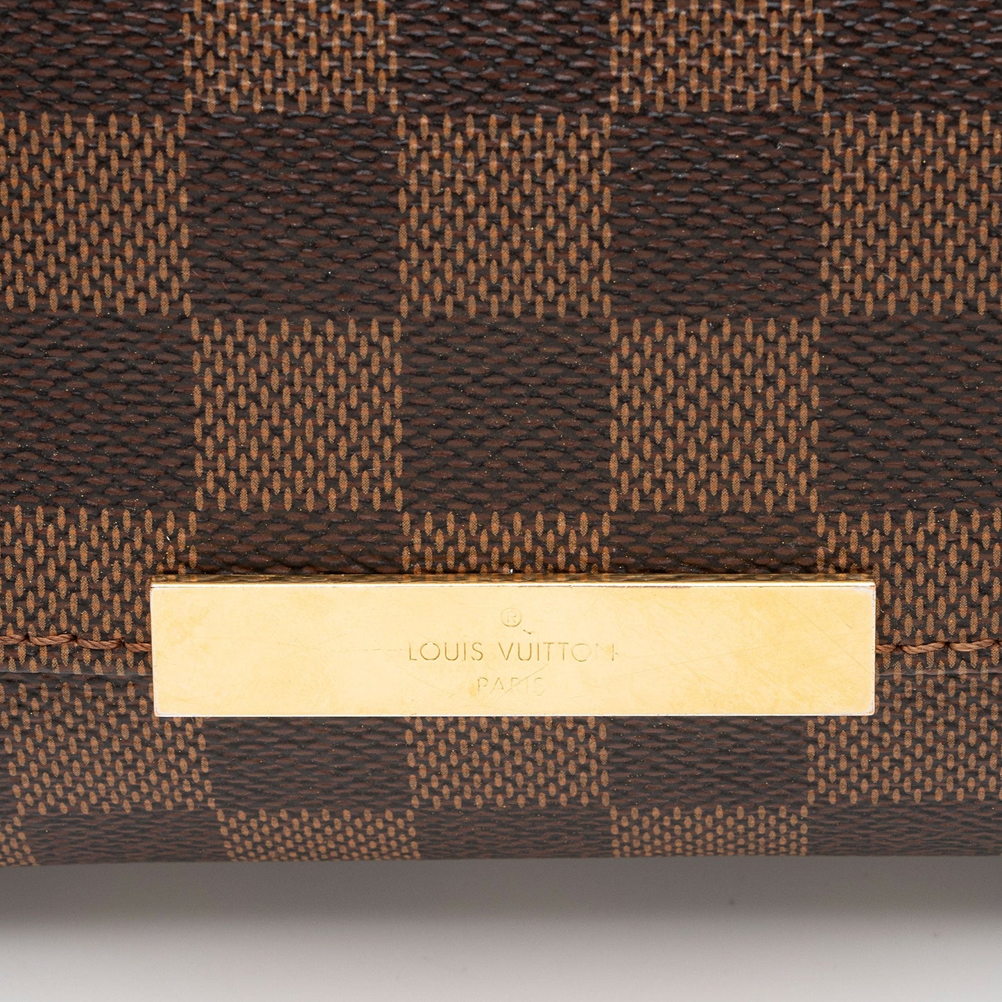 Louis Vuitton Damier Ebene Favorite MM Shoulder Bag