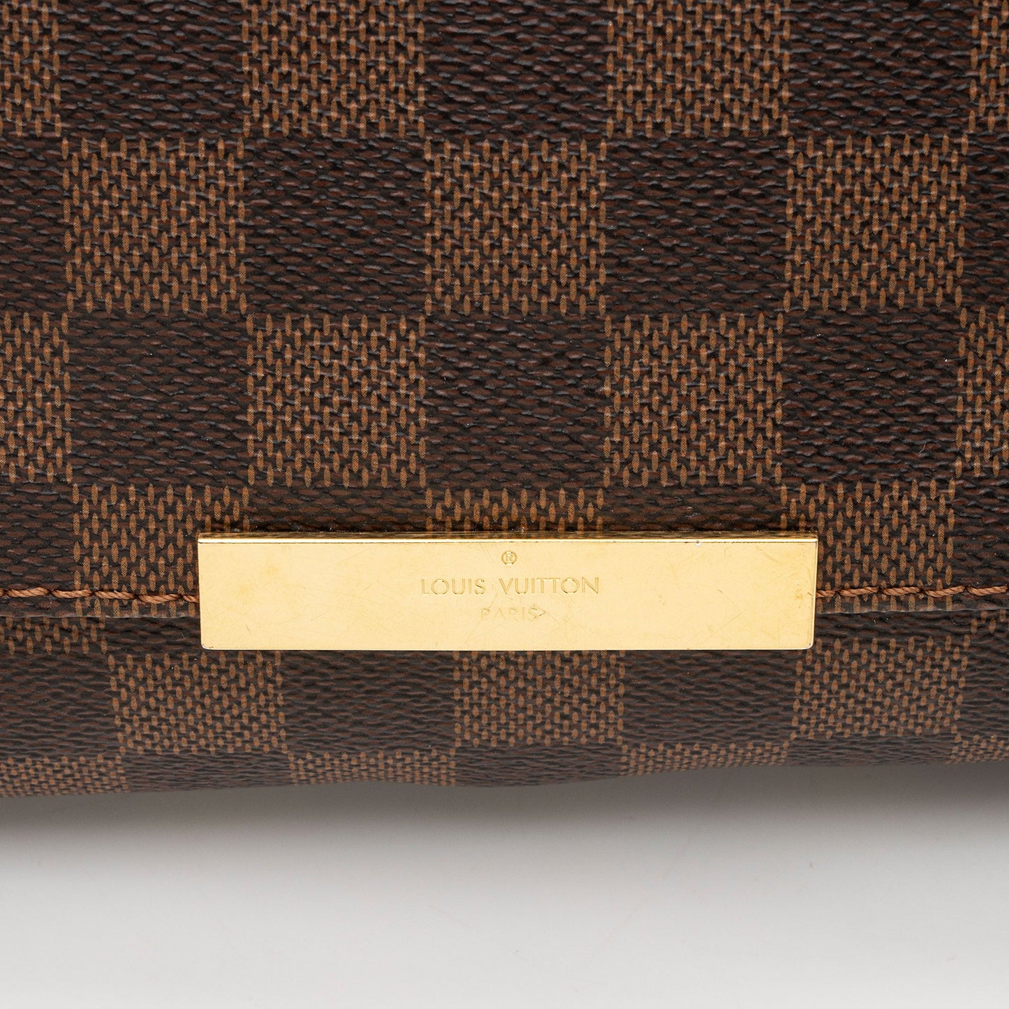 Louis Vuitton Damier Ebene Favorite MM Shoulder Bag