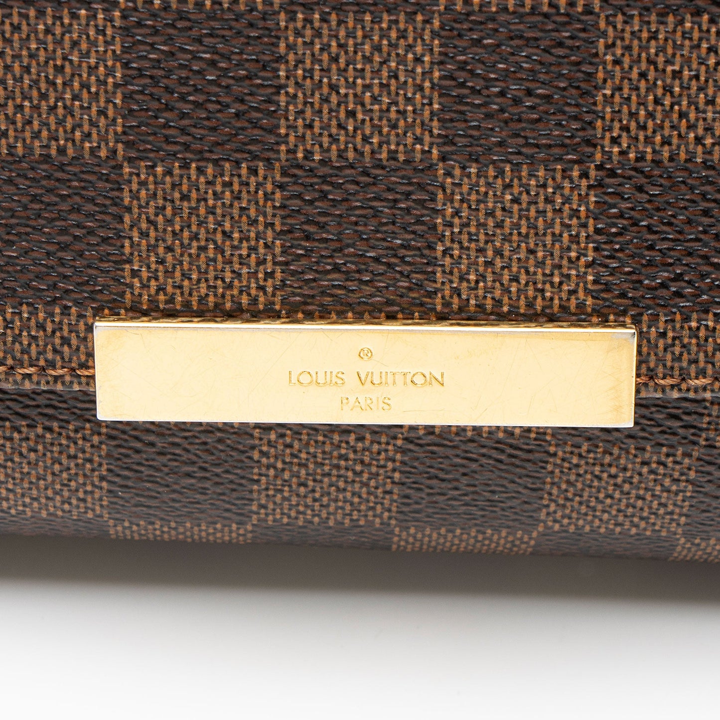 Louis Vuitton Damier Ebene Favorite MM Shoulder Bag