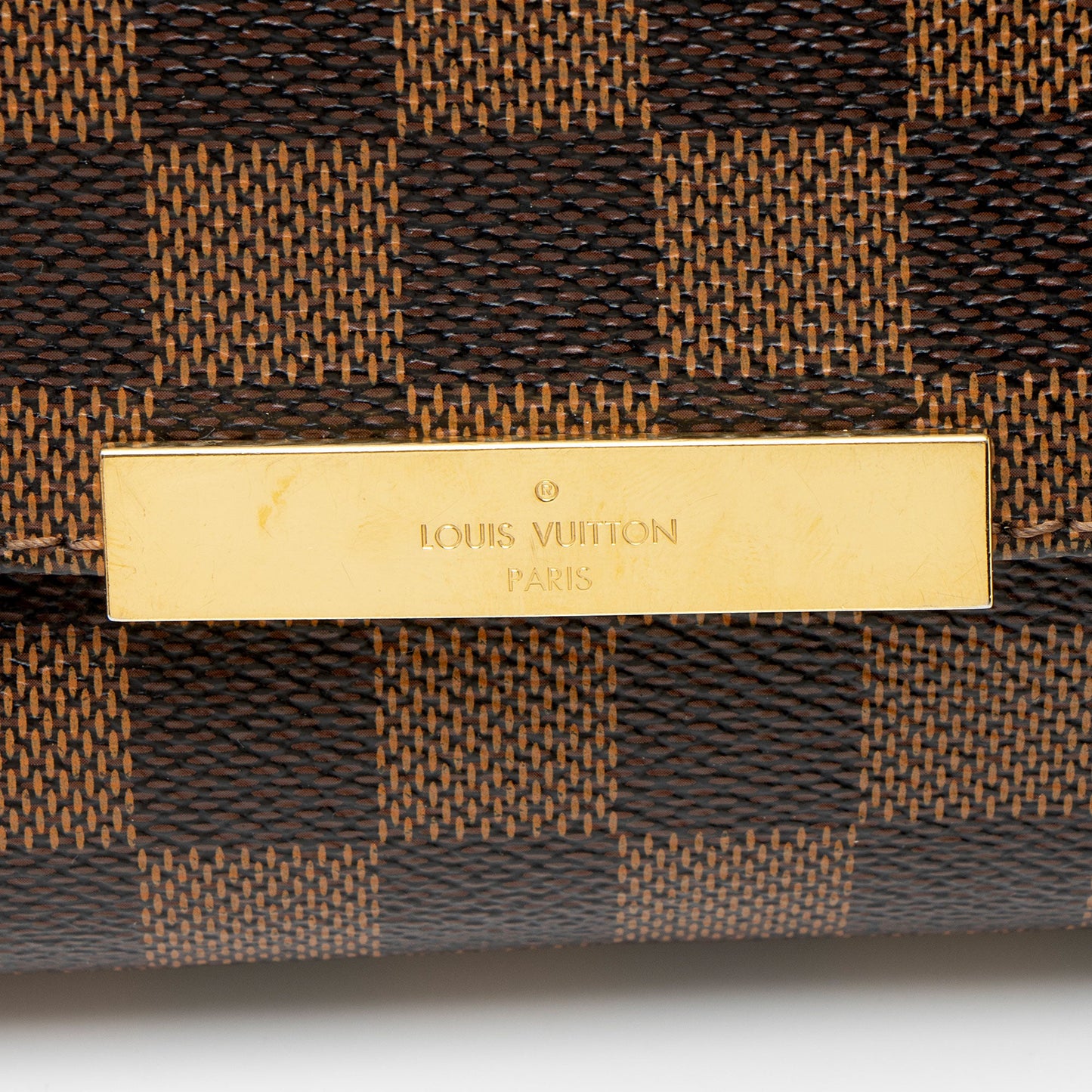 Louis Vuitton Damier Ebene Favorite MM Shoulder Bag