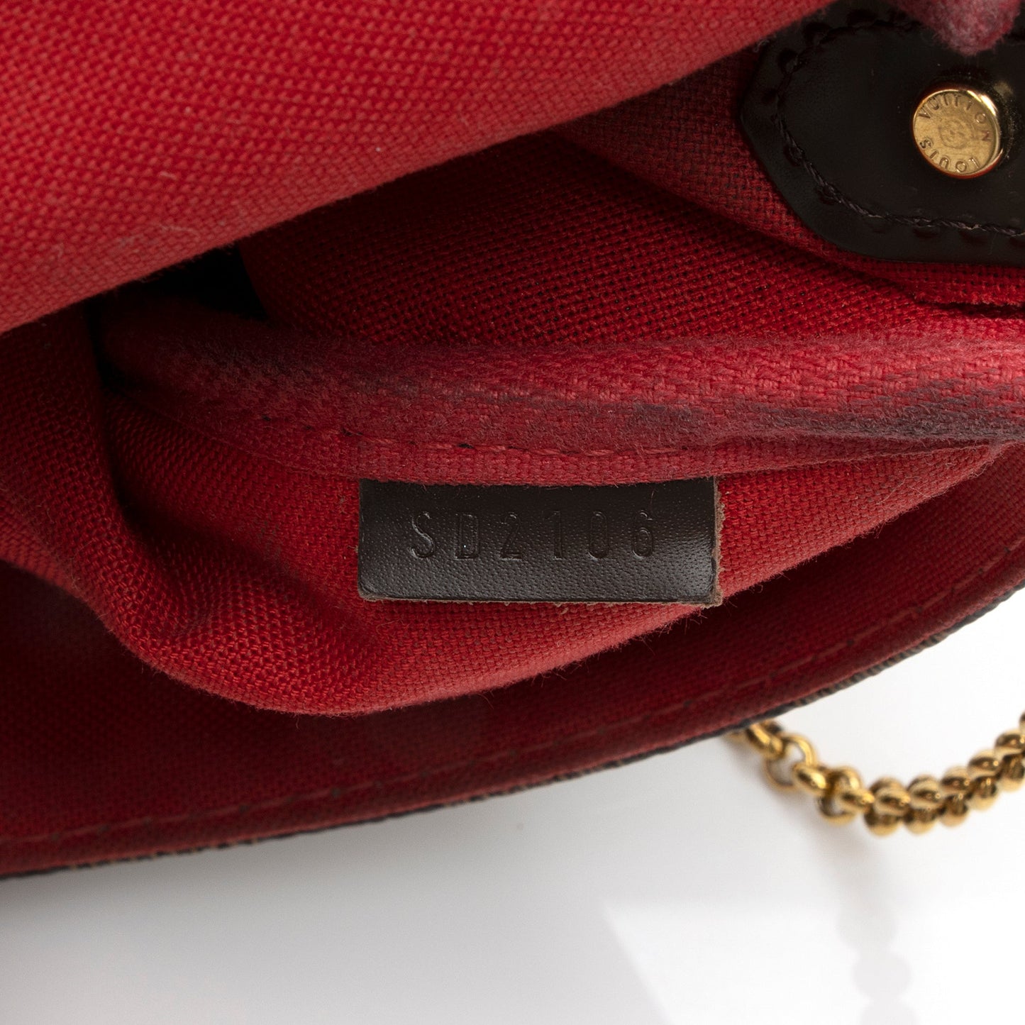 Louis Vuitton Damier Ebene Favorite PM Shoulder Bag (SHF-23449)