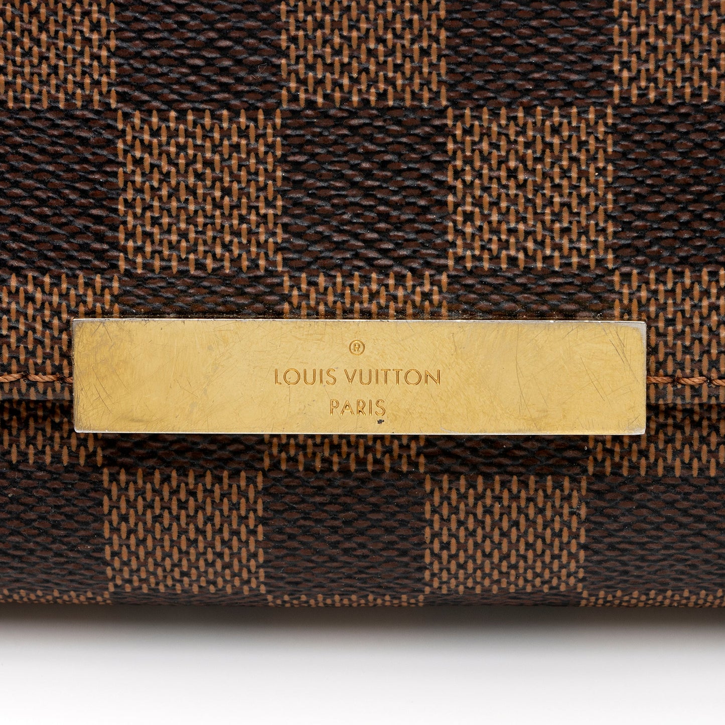 Louis Vuitton Damier Ebene Favorite PM Shoulder Bag (SHF-23449)