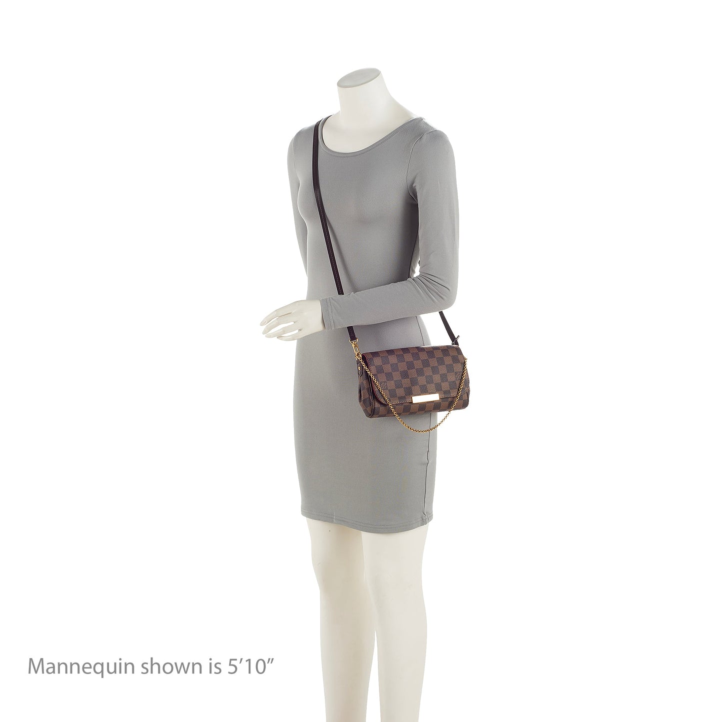 Louis Vuitton Damier Ebene Favorite PM Shoulder Bag (SHF-23449)