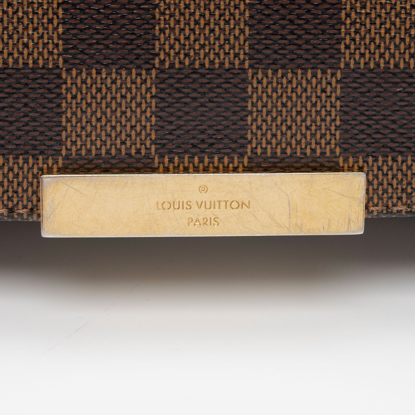 Louis Vuitton Damier Ebene Favorite PM Shoulder Bag (SHF-XSiqcg)
