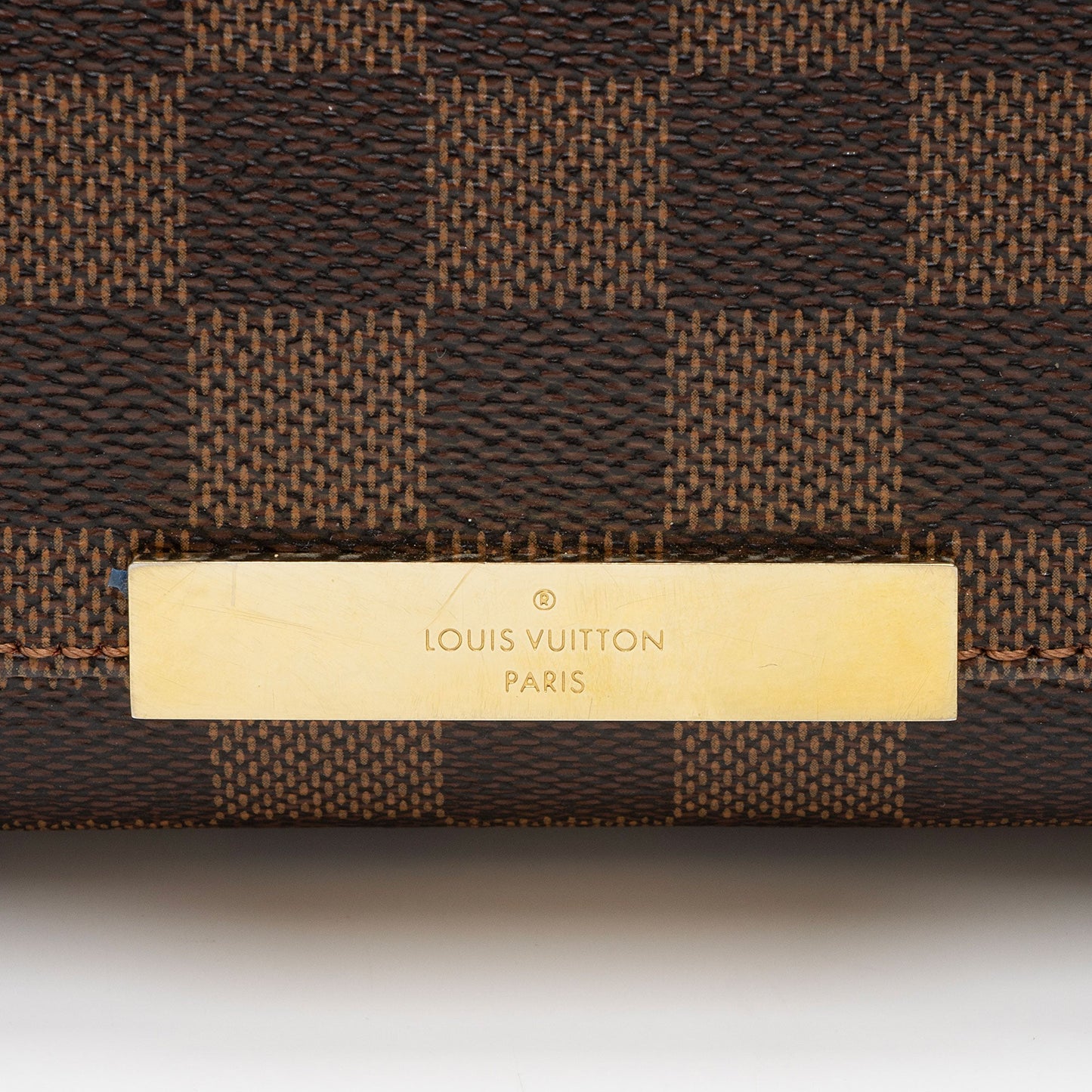 Louis Vuitton Damier Ebene Favorite PM Shoulder Bag (SHF-rJm3rI)
