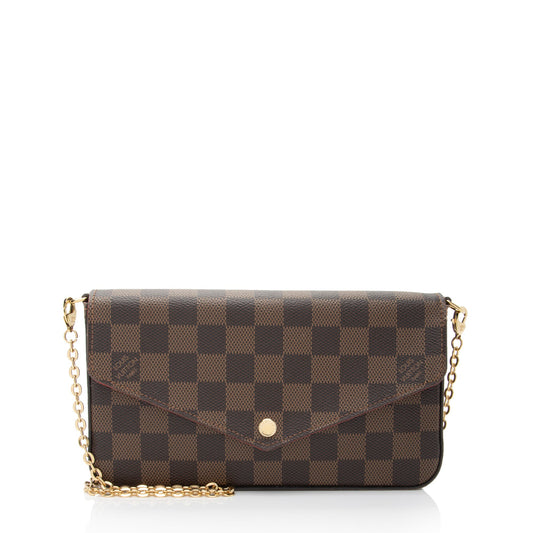Louis Vuitton Damier Ebene Felicie Pochette (SHF-xPhQS8)