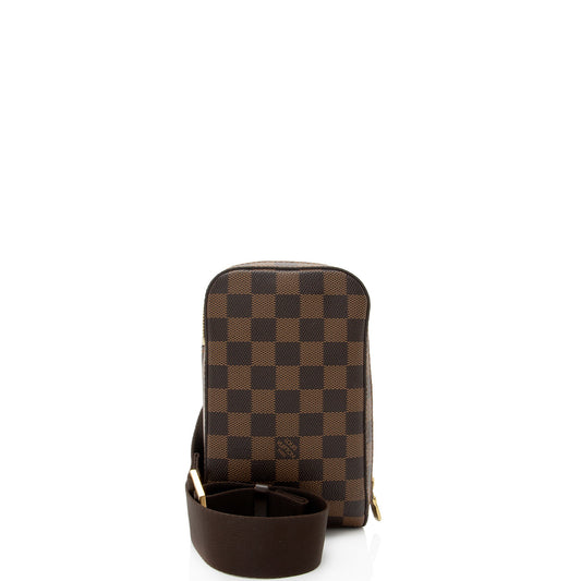 Louis Vuitton Damier Ebene Geronimos Sling Bag (SHF-NoQO5b)