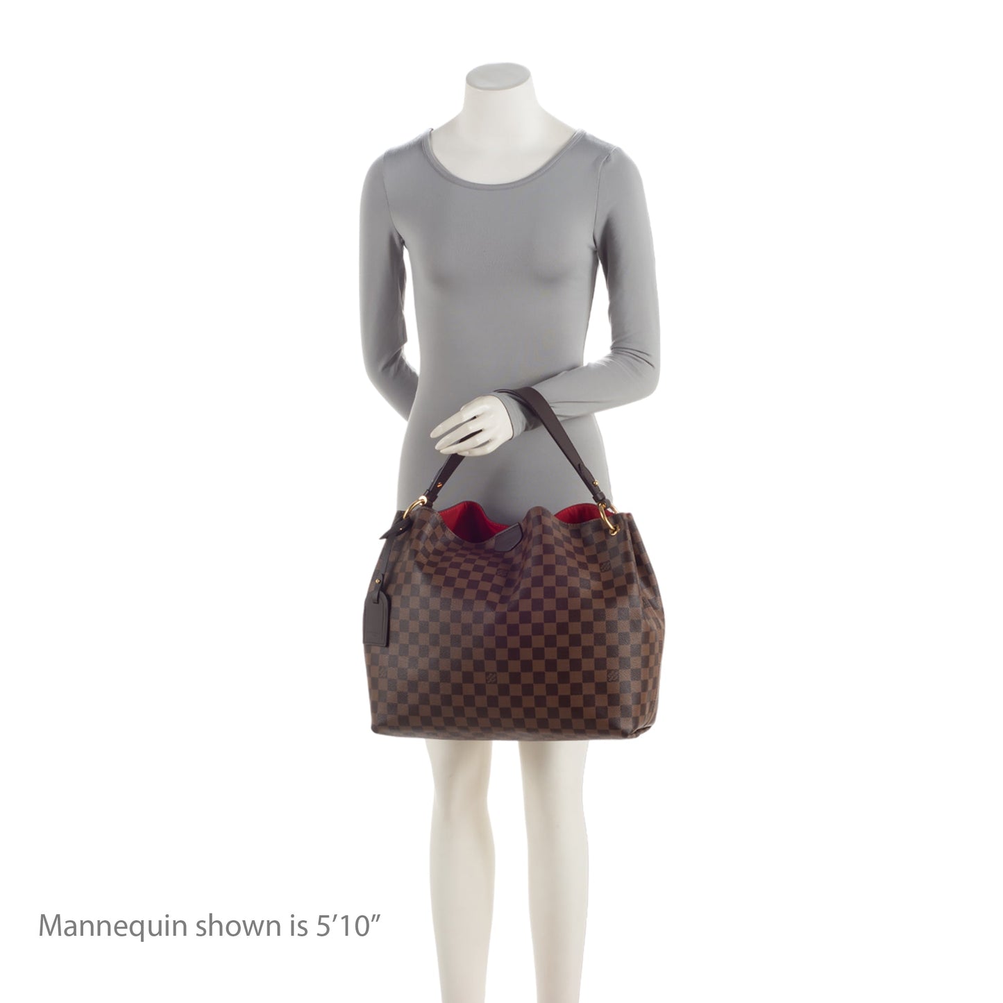 Louis Vuitton Damier Ebene Graceful MM Hobo (SHF-NqYGGJ)