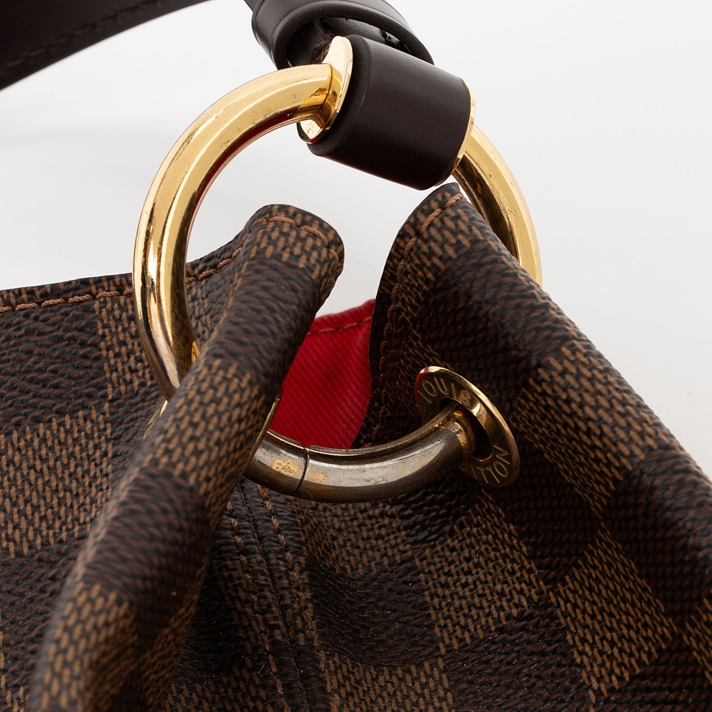 Louis Vuitton Damier Ebene Graceful MM Hobo (SHF-0rab8W)