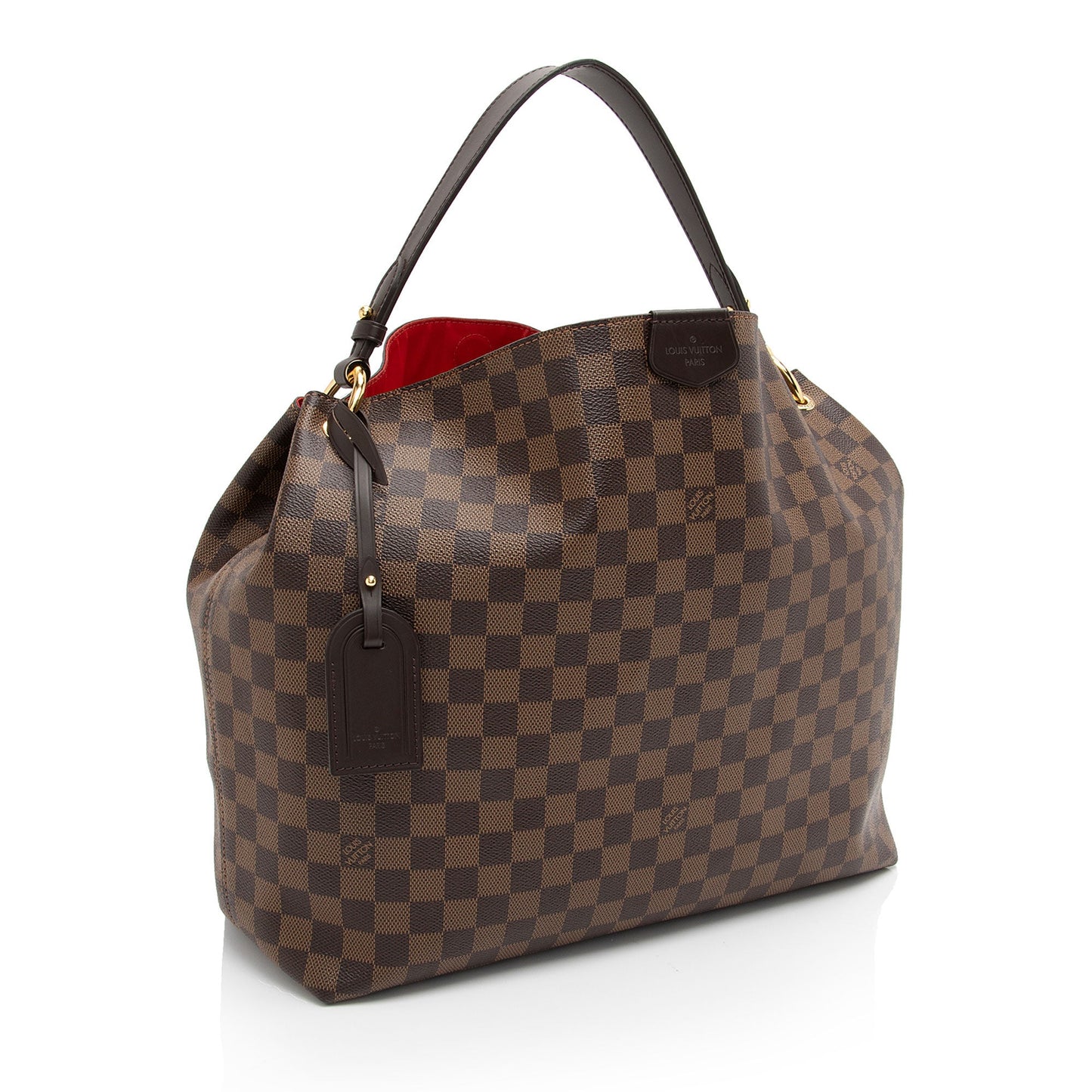 Louis Vuitton Damier Ebene Graceful MM Hobo (SHF-0rab8W)