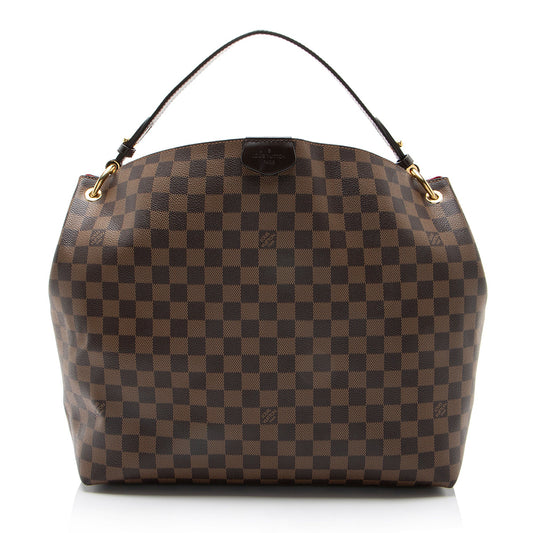 Louis Vuitton Damier Ebene Graceful MM Hobo (SHF-ulqYXA)