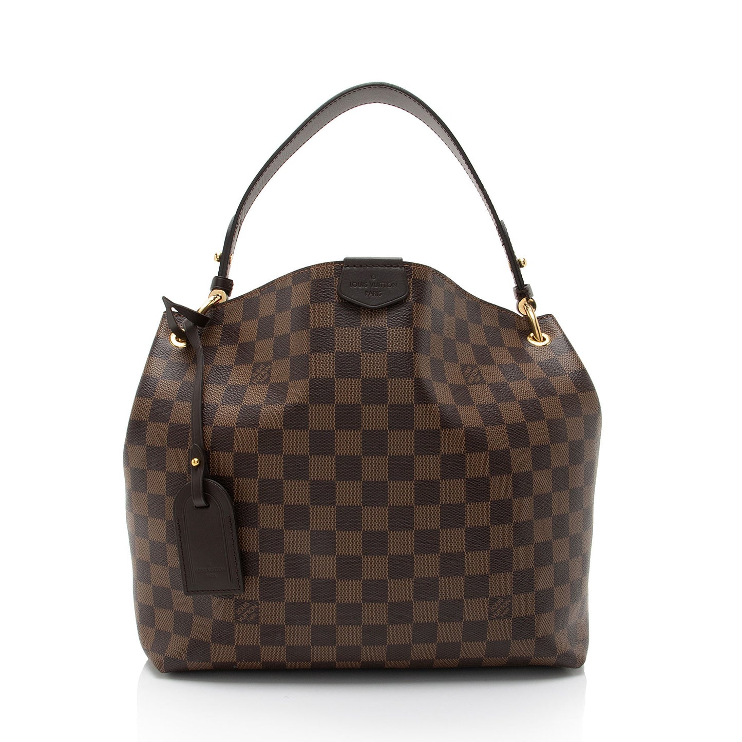 Louis Vuitton Damier Ebene Graceful PM Hobo (SHF-th1bL6)