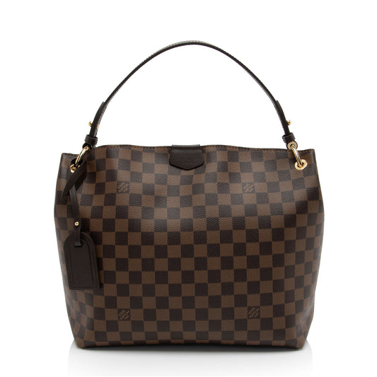 Louis Vuitton Damier Ebene Graceful PM Hobo (SHF-fplkcg)