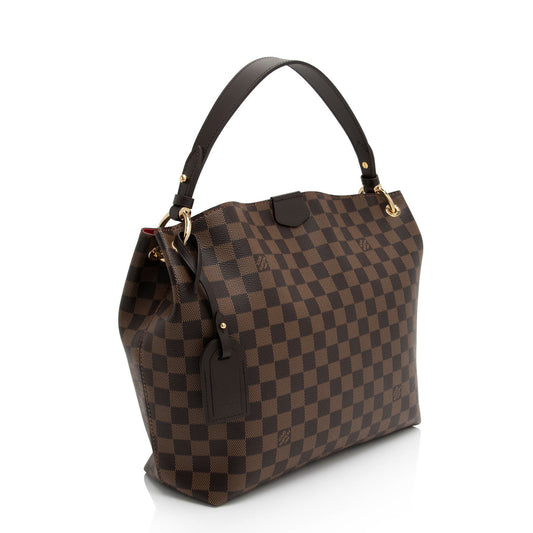 Louis Vuitton Damier Ebene Graceful PM Hobo (SHF-fplkcg)