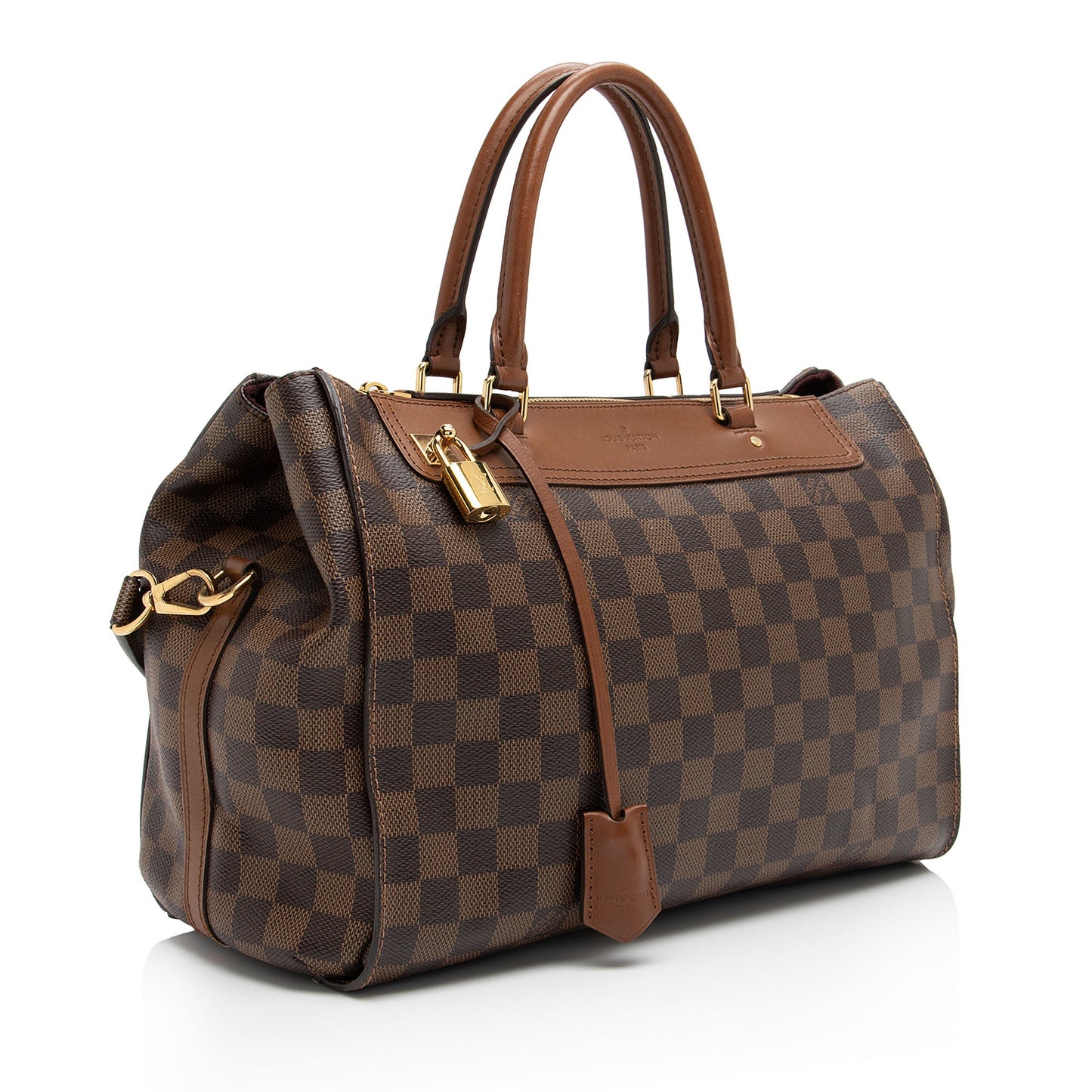 Louis Vuitton Damier Ebene Greenwich Satchel (SHF-XapNbT)