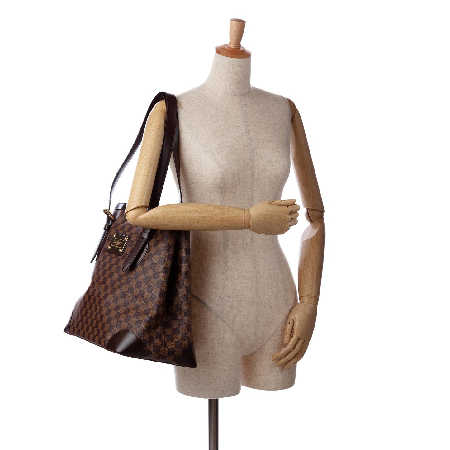 Louis Vuitton Damier Ebene Hampstead GM (SHG-MJ2gmM)
