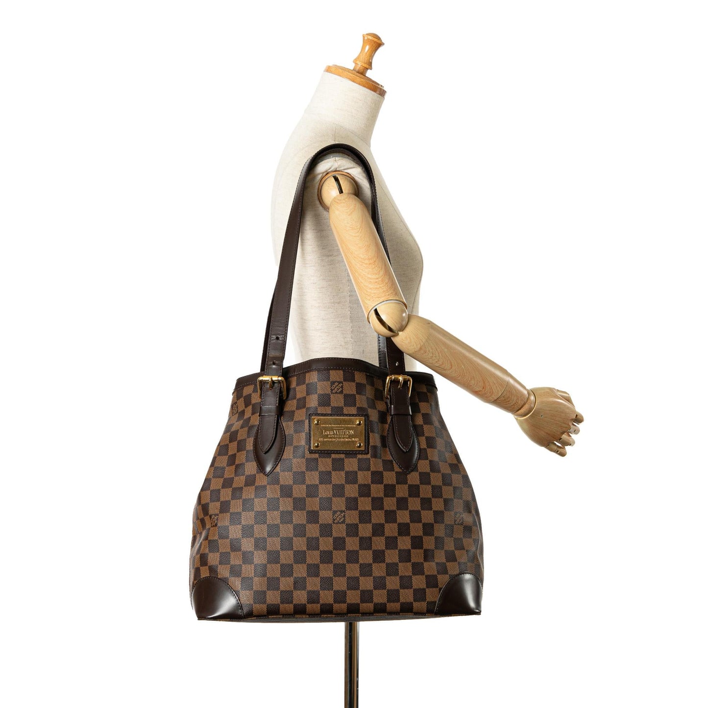 Louis Vuitton Damier Ebene Hampstead GM (SHG-MOJrPd)