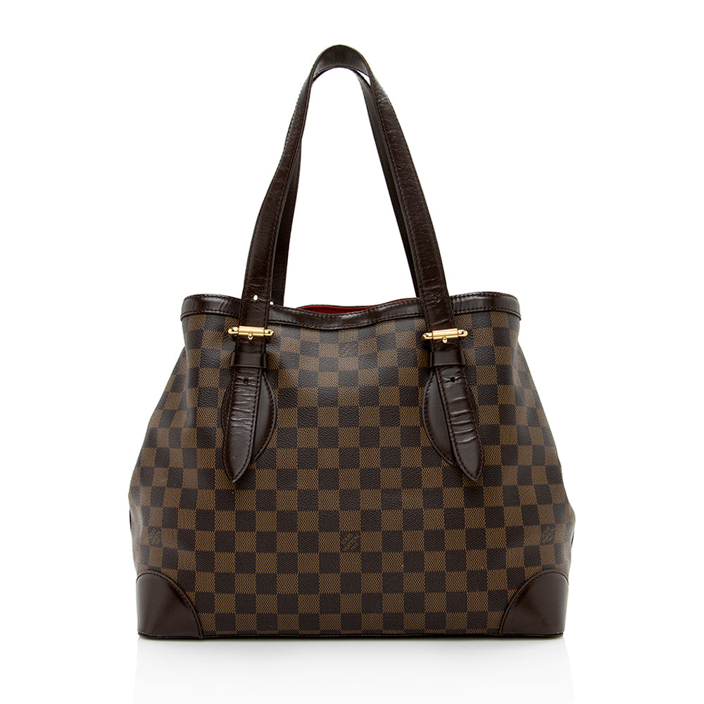Louis Vuitton Damier Ebene Hampstead MM Tote -  (SHF-16598)