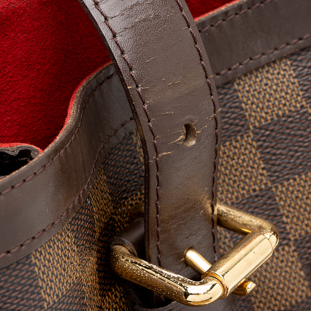 Louis Vuitton Damier Ebene Hampstead MM Tote -  (SHF-16598)