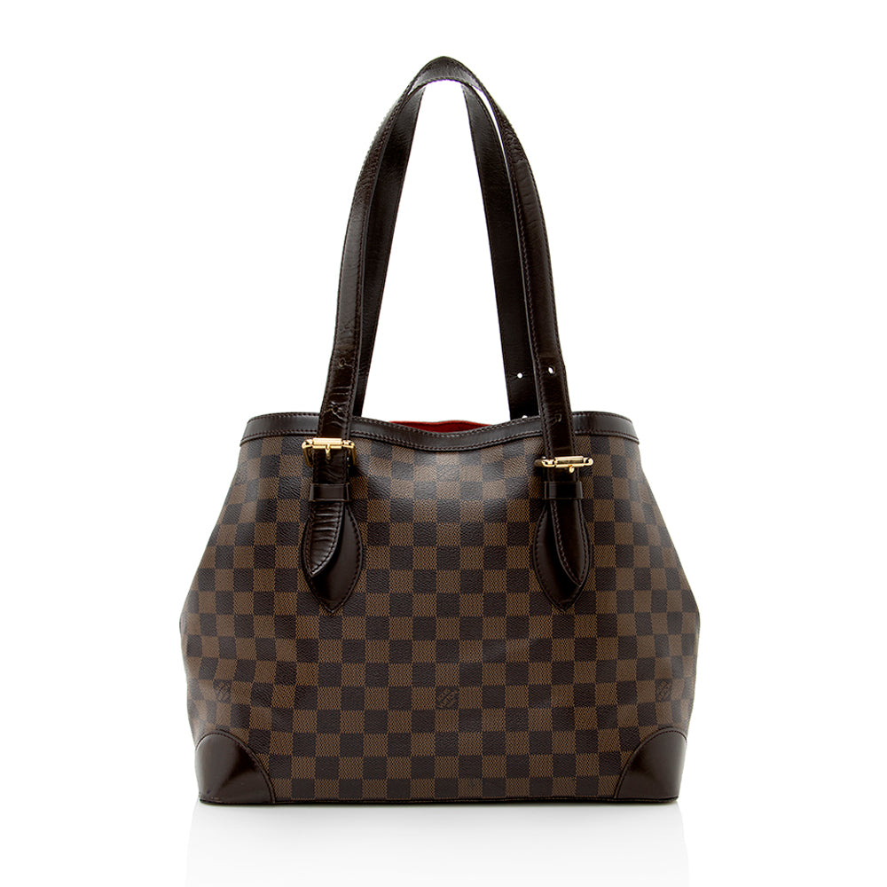 Louis Vuitton Damier Ebene Hampstead MM Tote -  (SHF-18016)