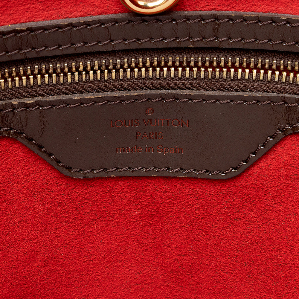 Louis Vuitton Damier Ebene Hampstead MM Tote -  (SHF-18016)