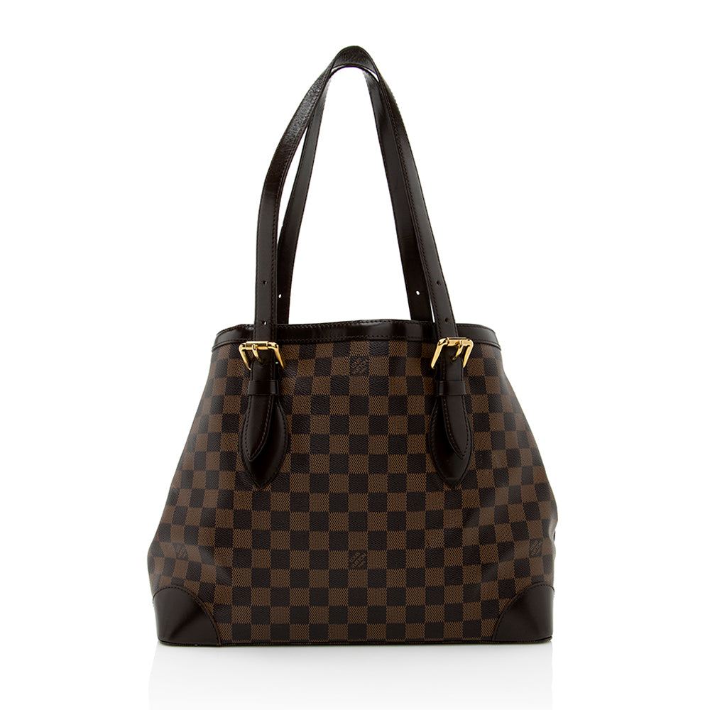 Louis Vuitton Damier Ebene Hampstead MM Tote -  (SHF-19125)
