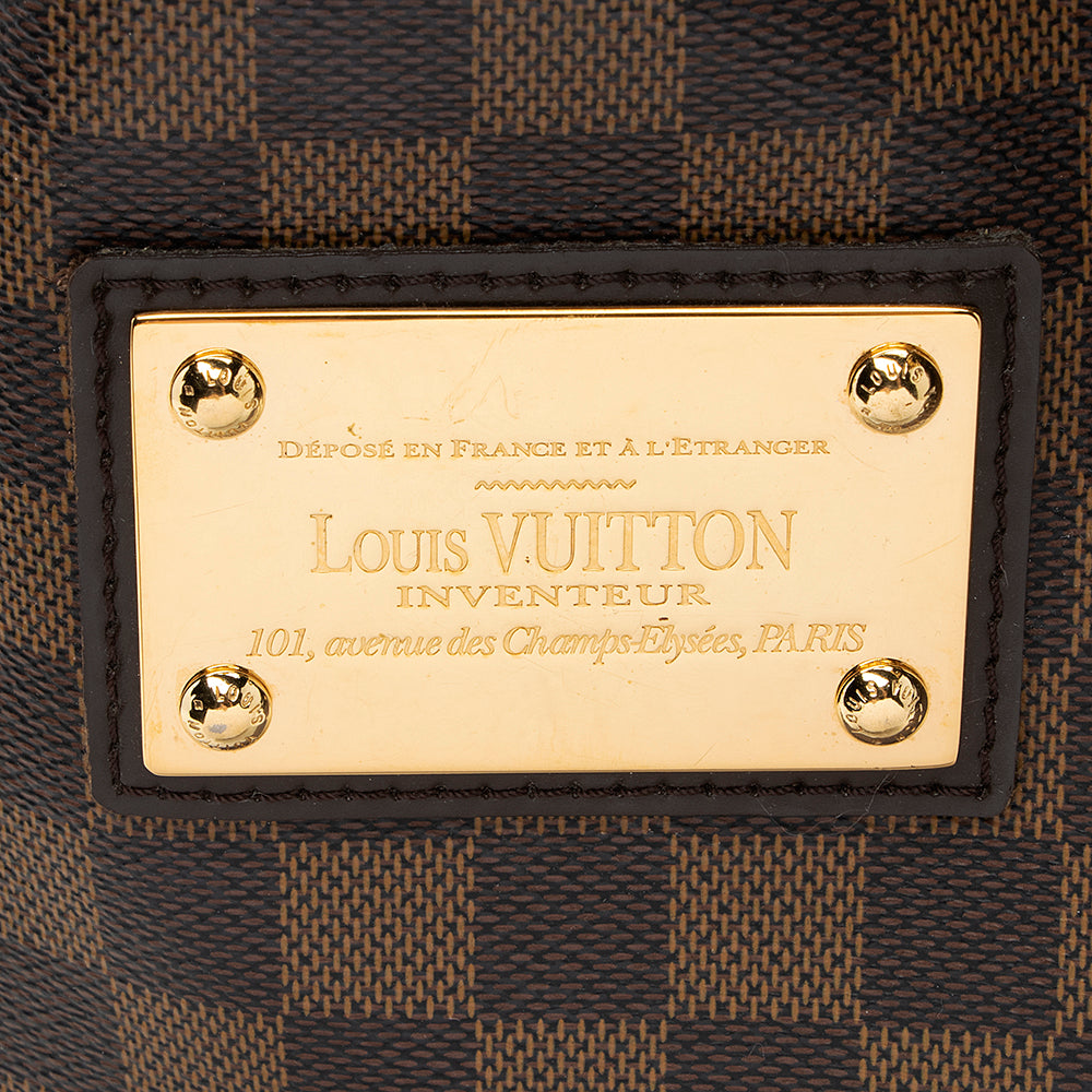 Louis Vuitton Damier Ebene Hampstead MM Tote (SHF-21116)