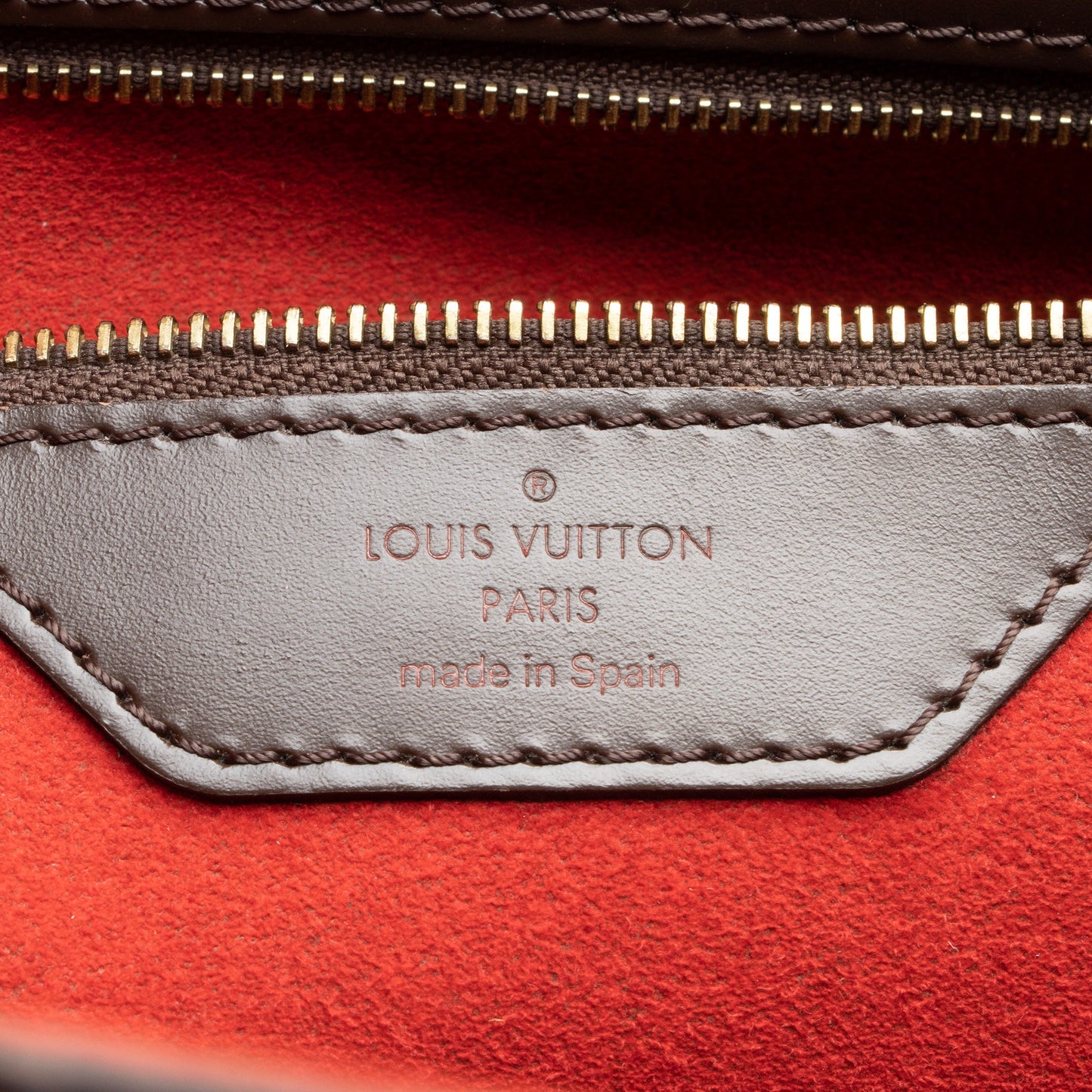 Louis Vuitton Damier Ebene Hampstead MM Tote (SHF-23553)