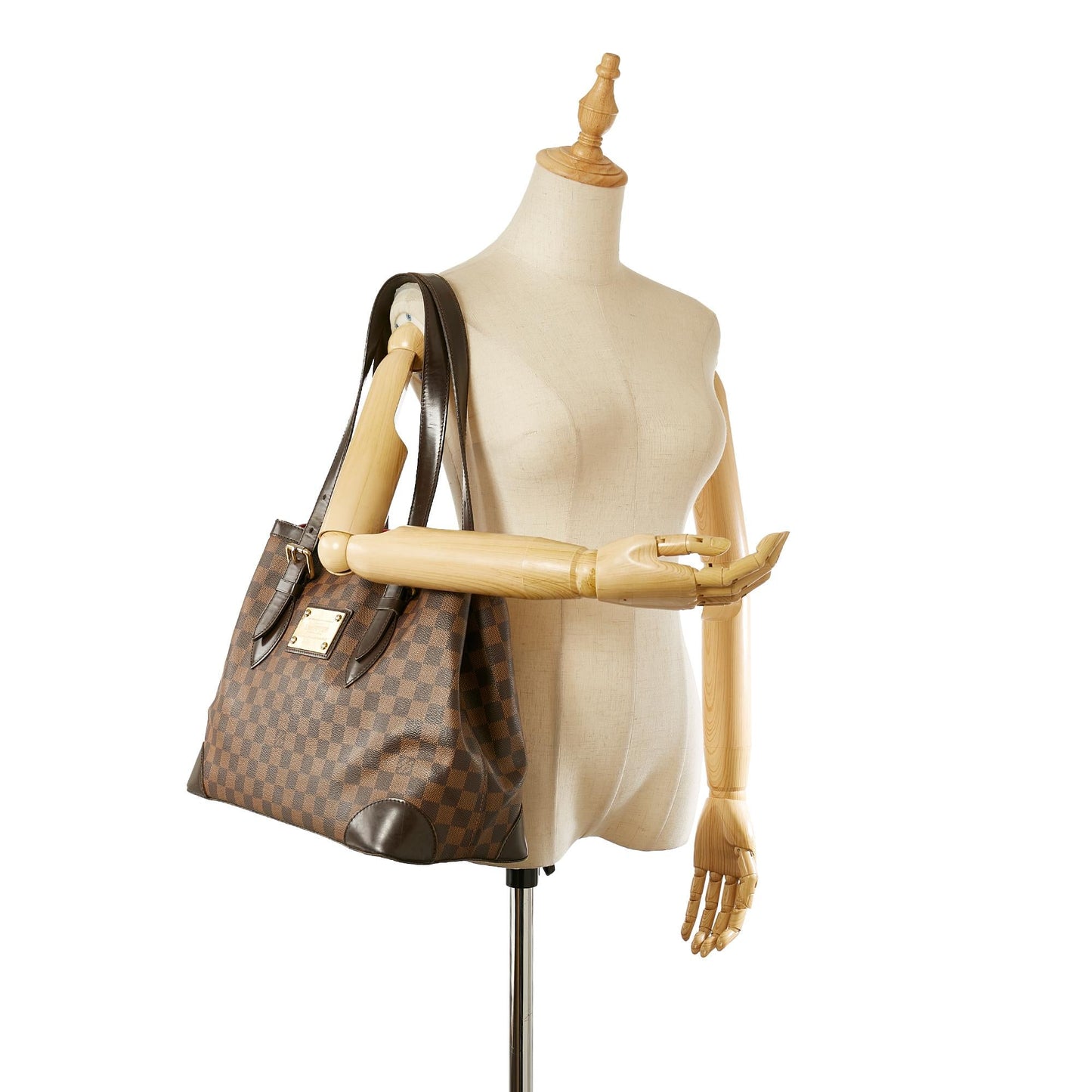 Louis Vuitton Damier Ebene Hampstead MM (SHG-23271)